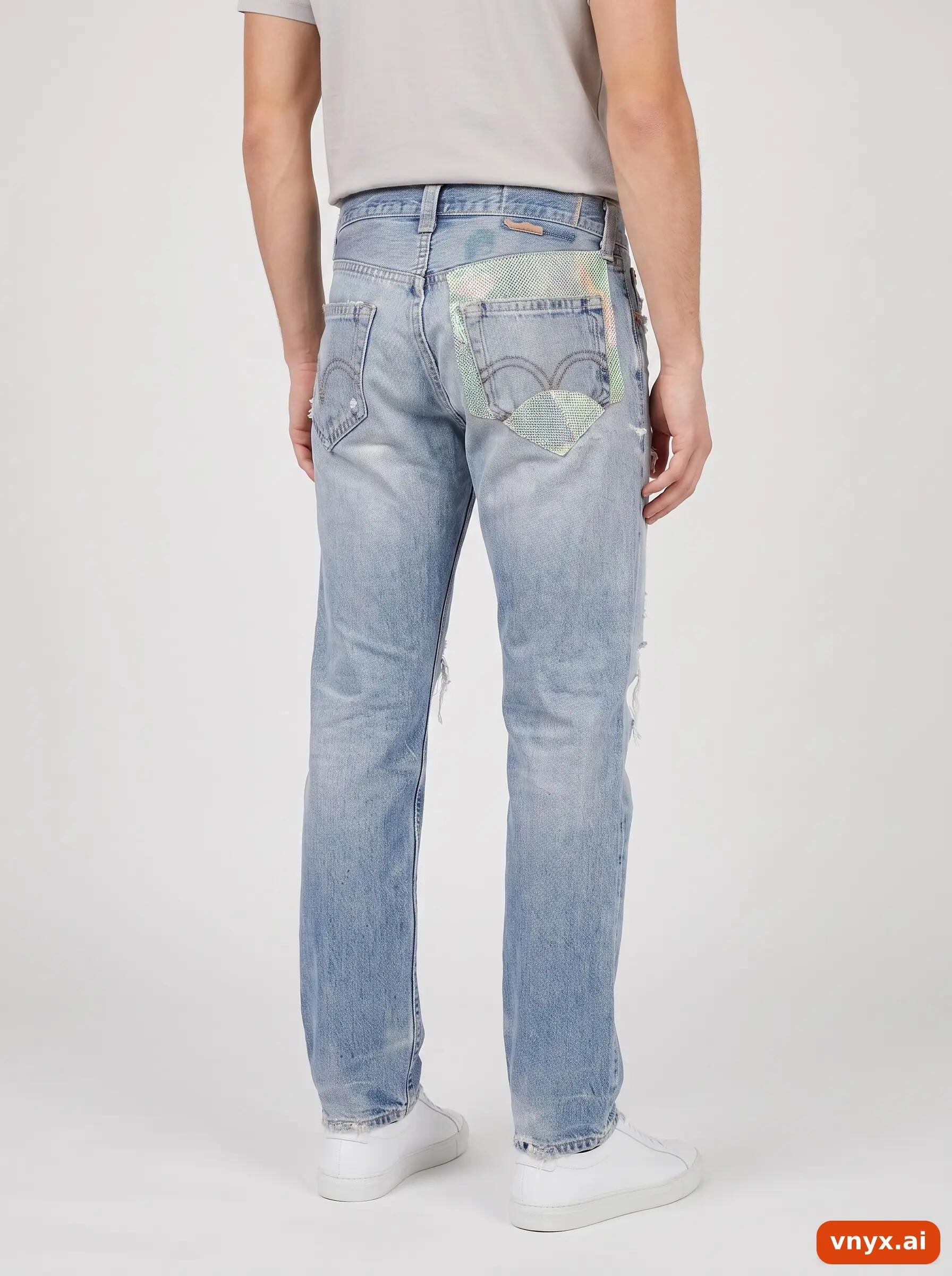 Second Life - Vintage Levi's Blue Jeans Men W32 L34 2/6