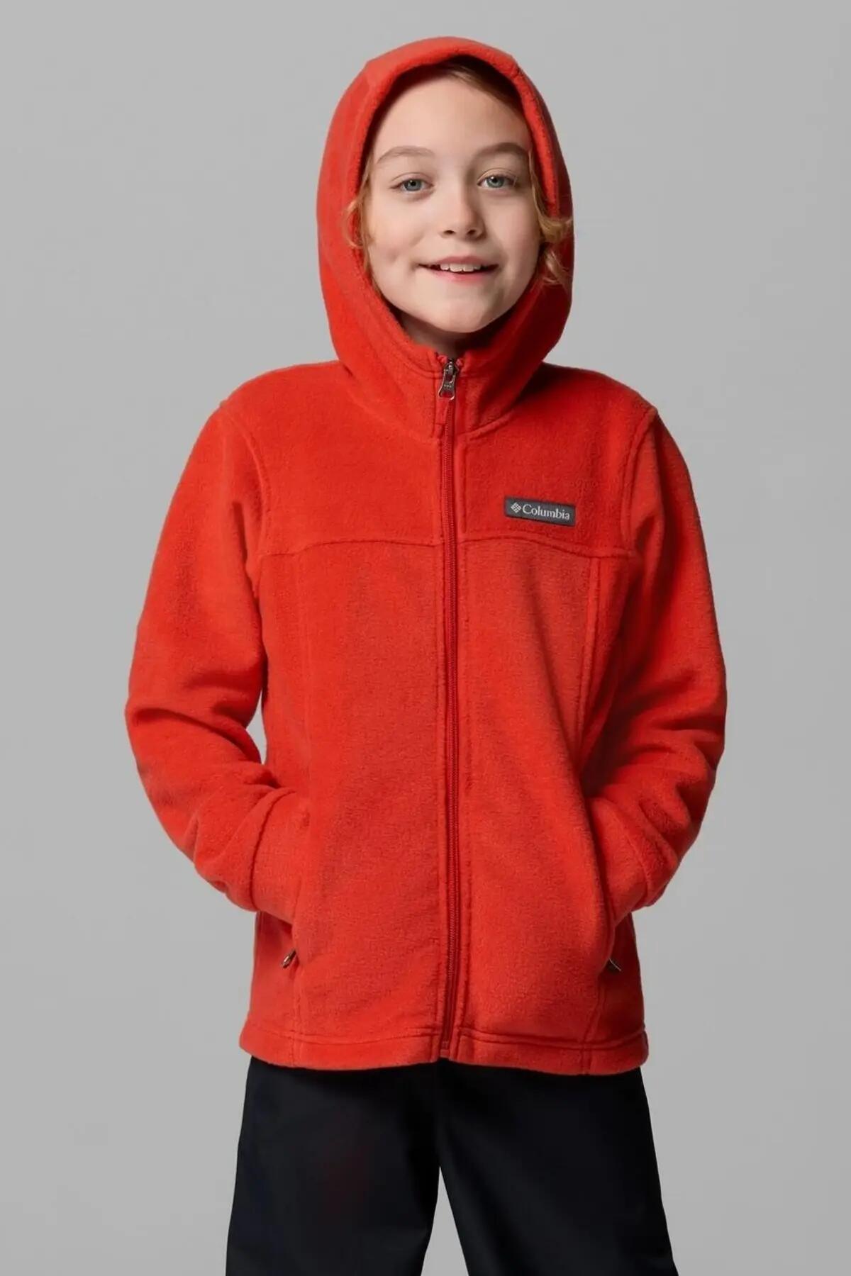 Columbia Modello Steens Ii Fleece Hoodie Colore Rosso 4/5