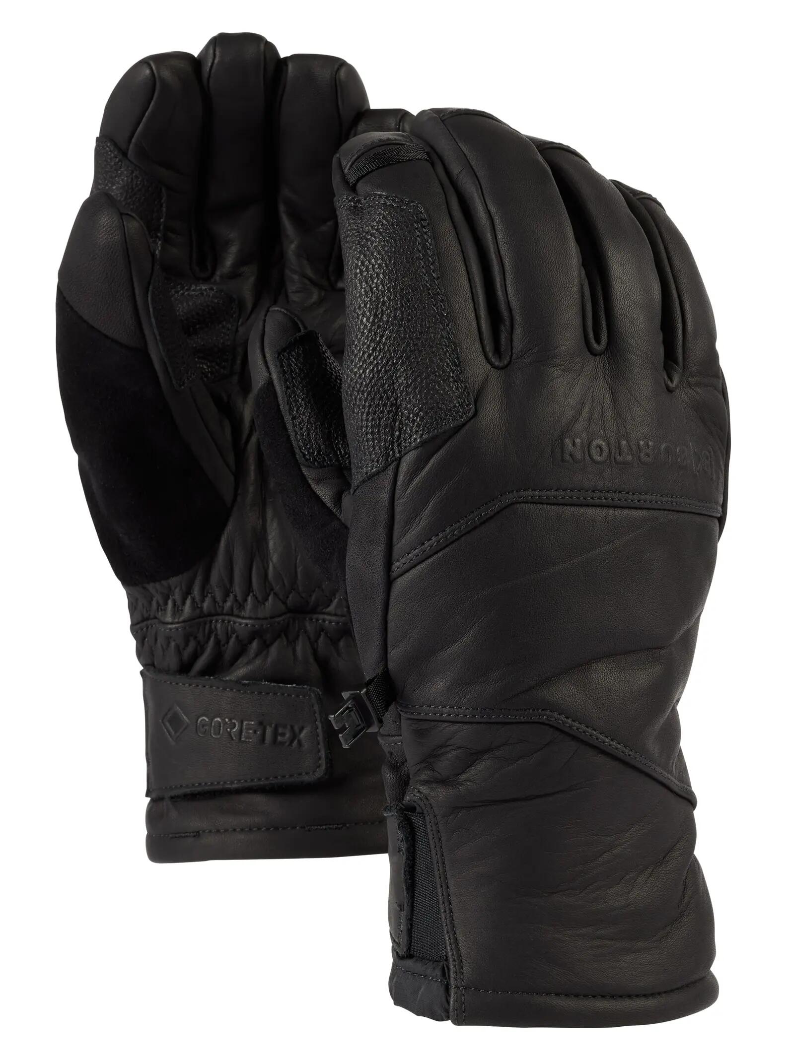 Snowboardhandschuhe - Leder, wasserdicht - Clutch - schwarz 1/1