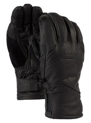Snowboardhandschuhe - Leder, wasserdicht - Clutch - schwarz