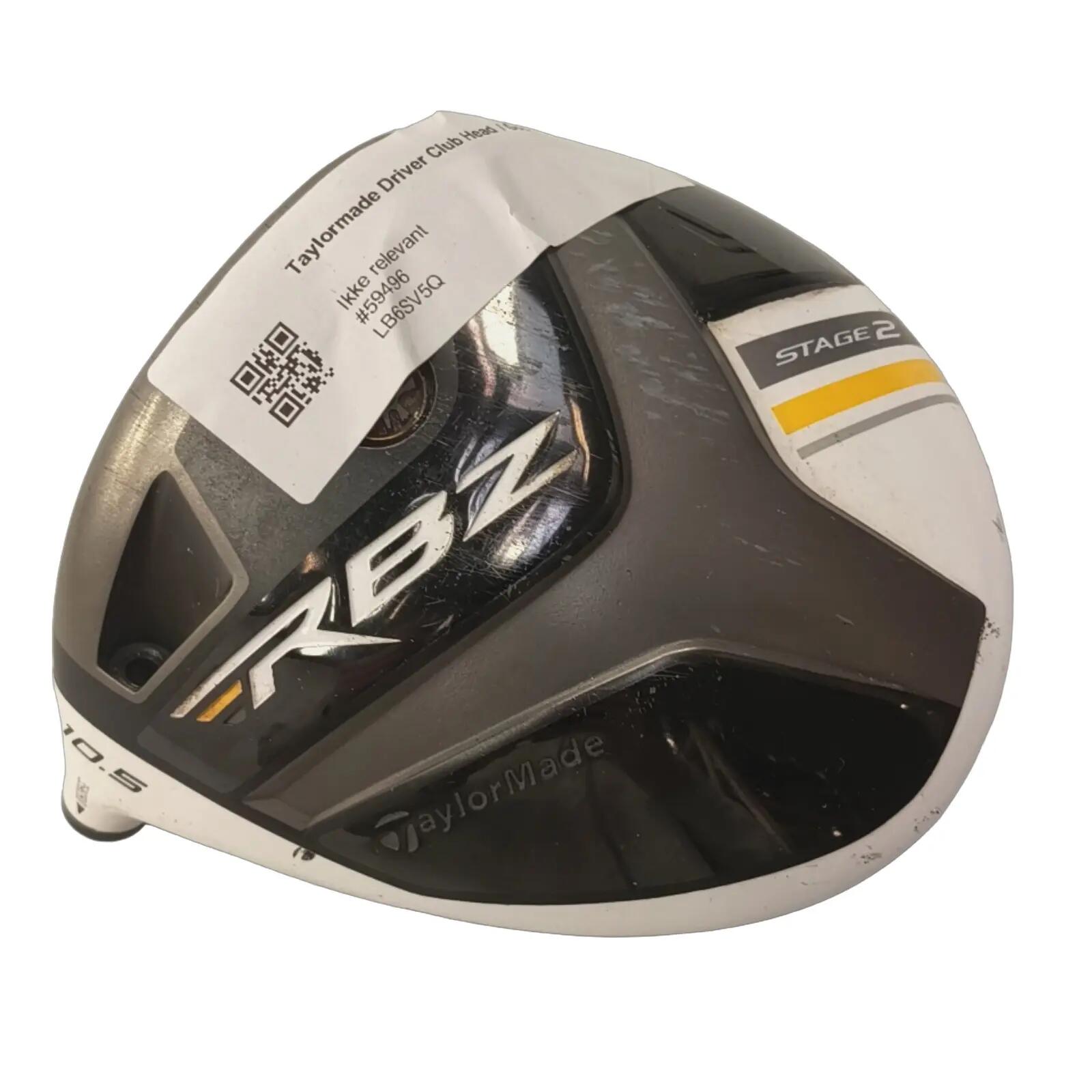 Left TaylorMade RBZ Stage 2 Driver Head / Loft 10.5 1/4