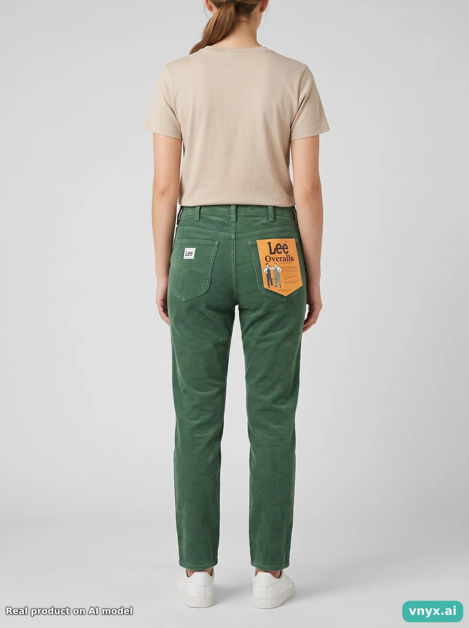 Second Life - Vintage Lee Teal Trousers Women 27 L34 6/6