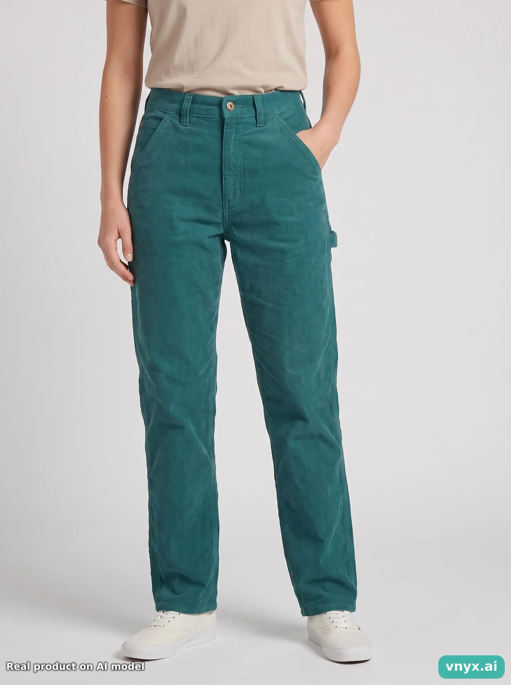 Second Life - Vintage Lee Teal Trousers Women 27 L34 5/6
