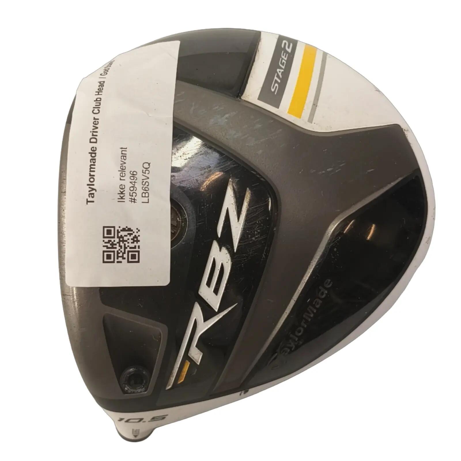 Left TaylorMade RBZ Stage 2 Driver Head / Loft 10.5 2/4
