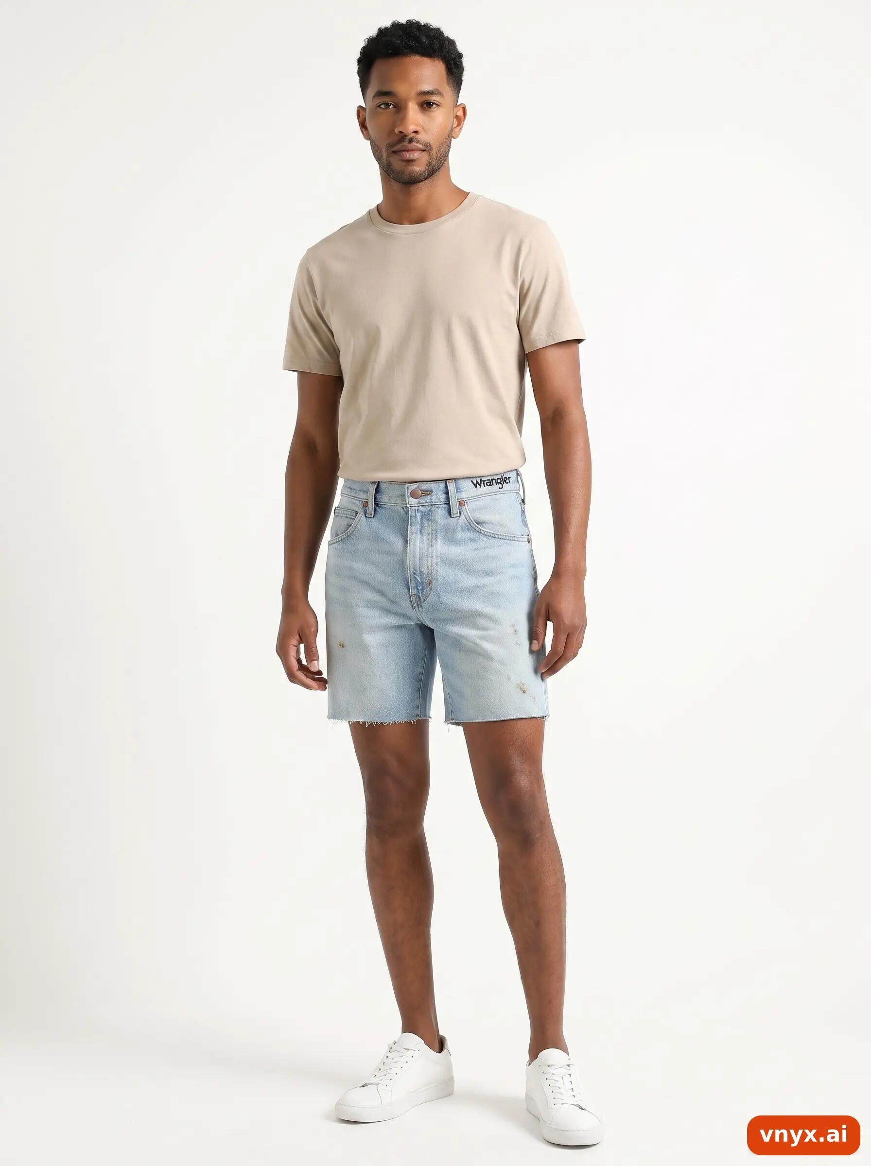 Second Life - Vintage Wrangler Dark Blue Shorts Men W44 3/6