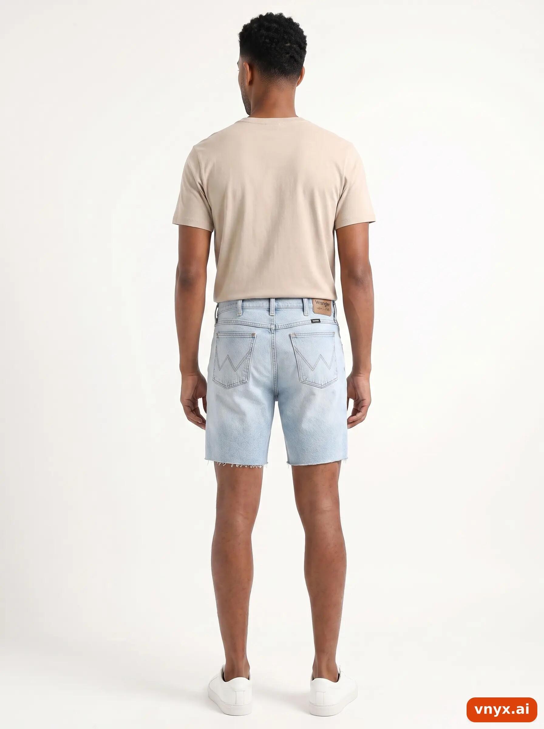 Second Life - Vintage Wrangler Dark Blue Shorts Men W44 2/6