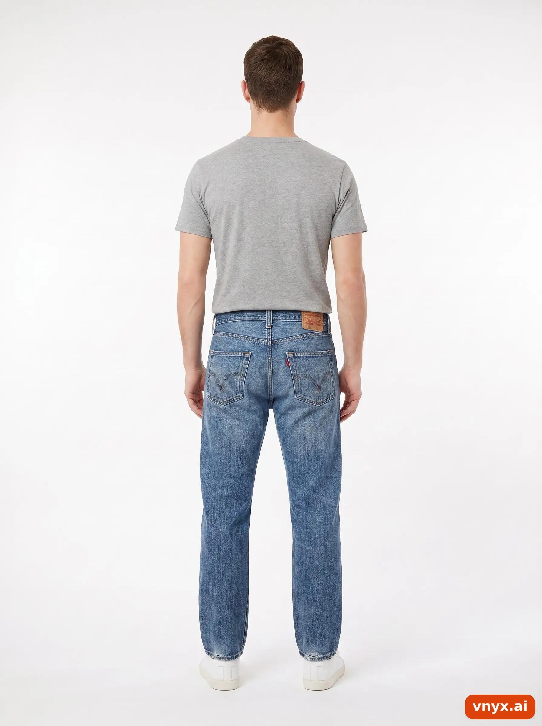 Second Life - Vintage LEVI STRAUSS & CO. Blue Jeans Men W33 L32 2/6