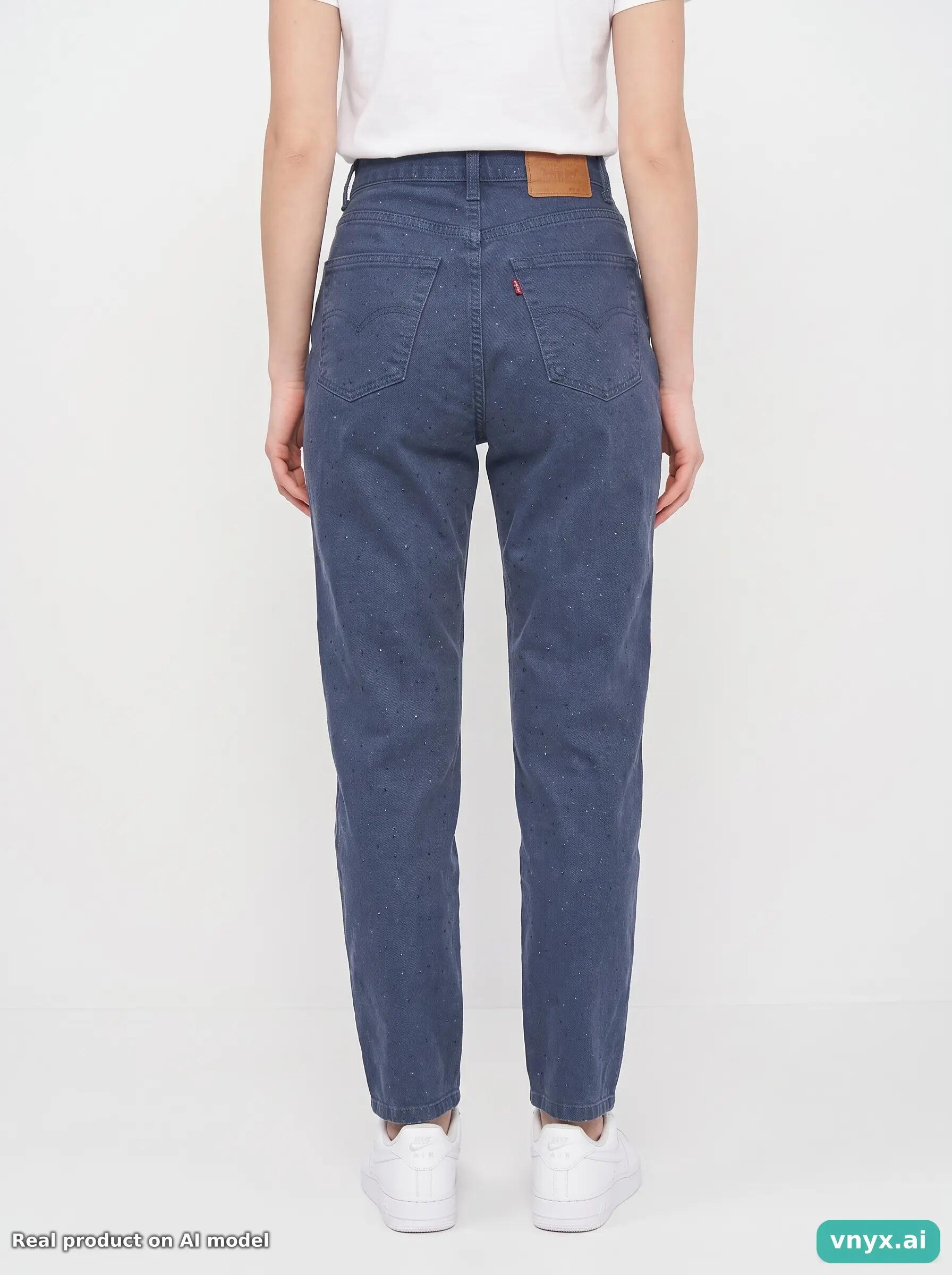 Second Life - Vintage Lee Navy Jeans Women W28 L31 2/6
