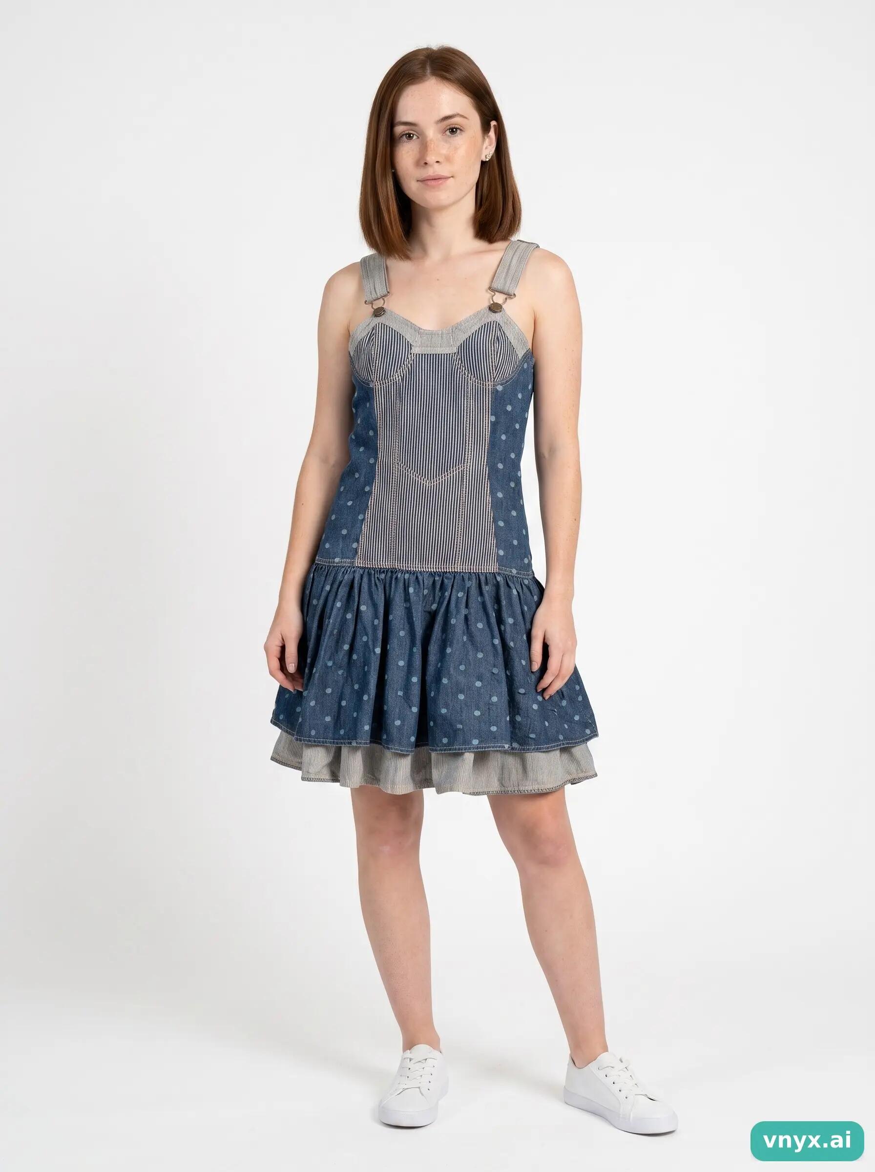 Second Life - Vintage MARC JACOBS Blue Casual Dress Women XXS 3/6