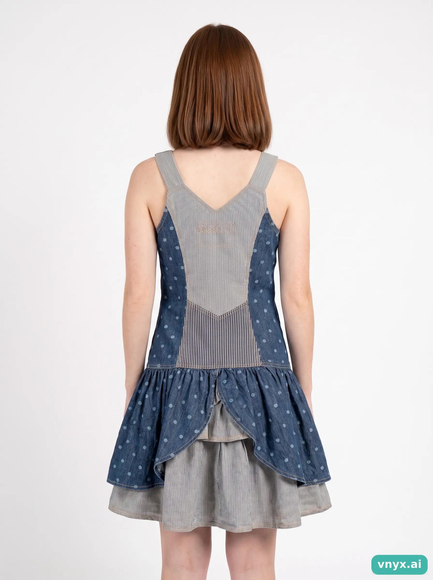 Second Life - Vintage MARC JACOBS Blue Casual Dress Women XXS 2/6