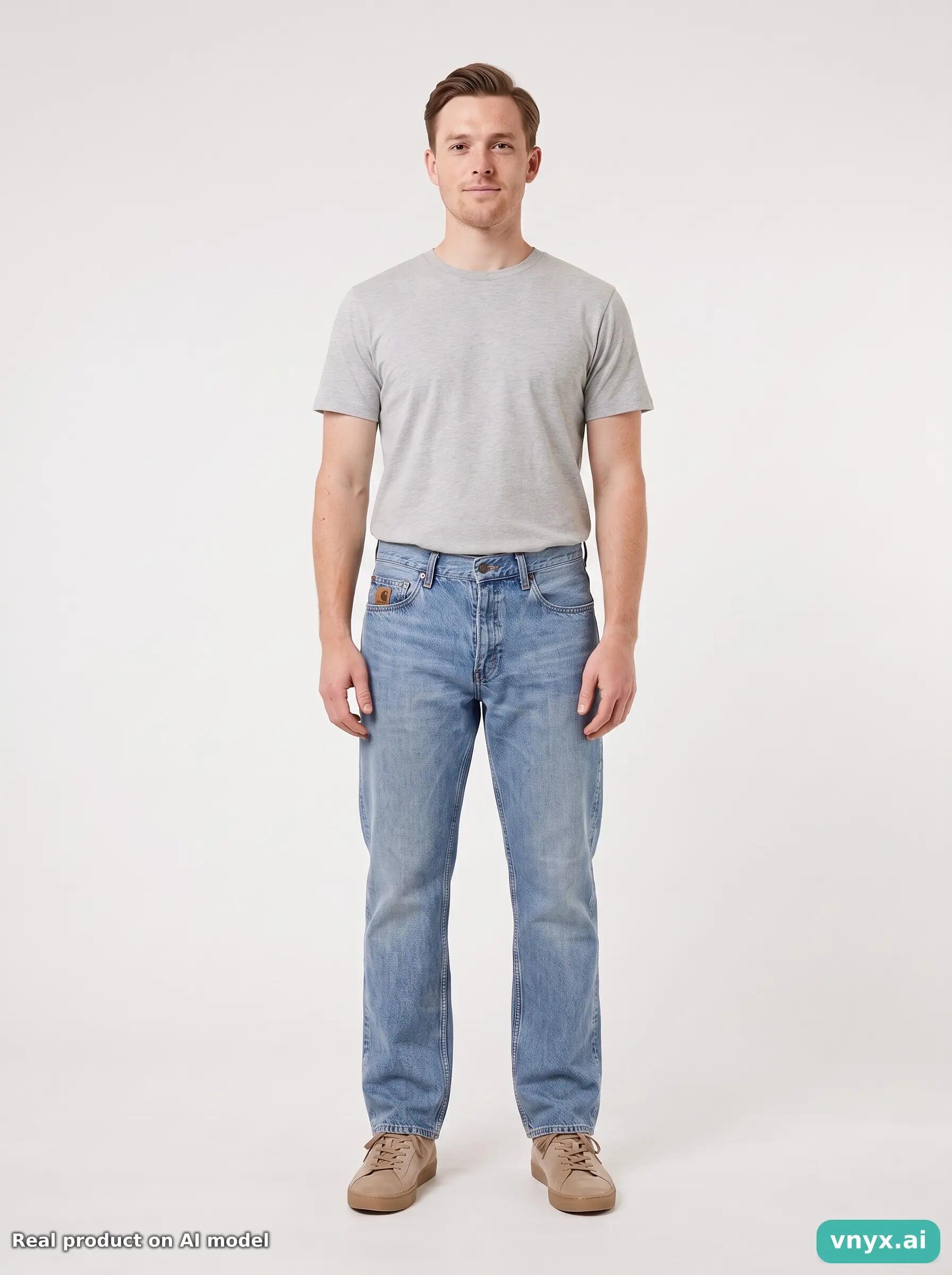 Second Life - Vintage Carhartt Blue Jeans Men W31 L32 6/6