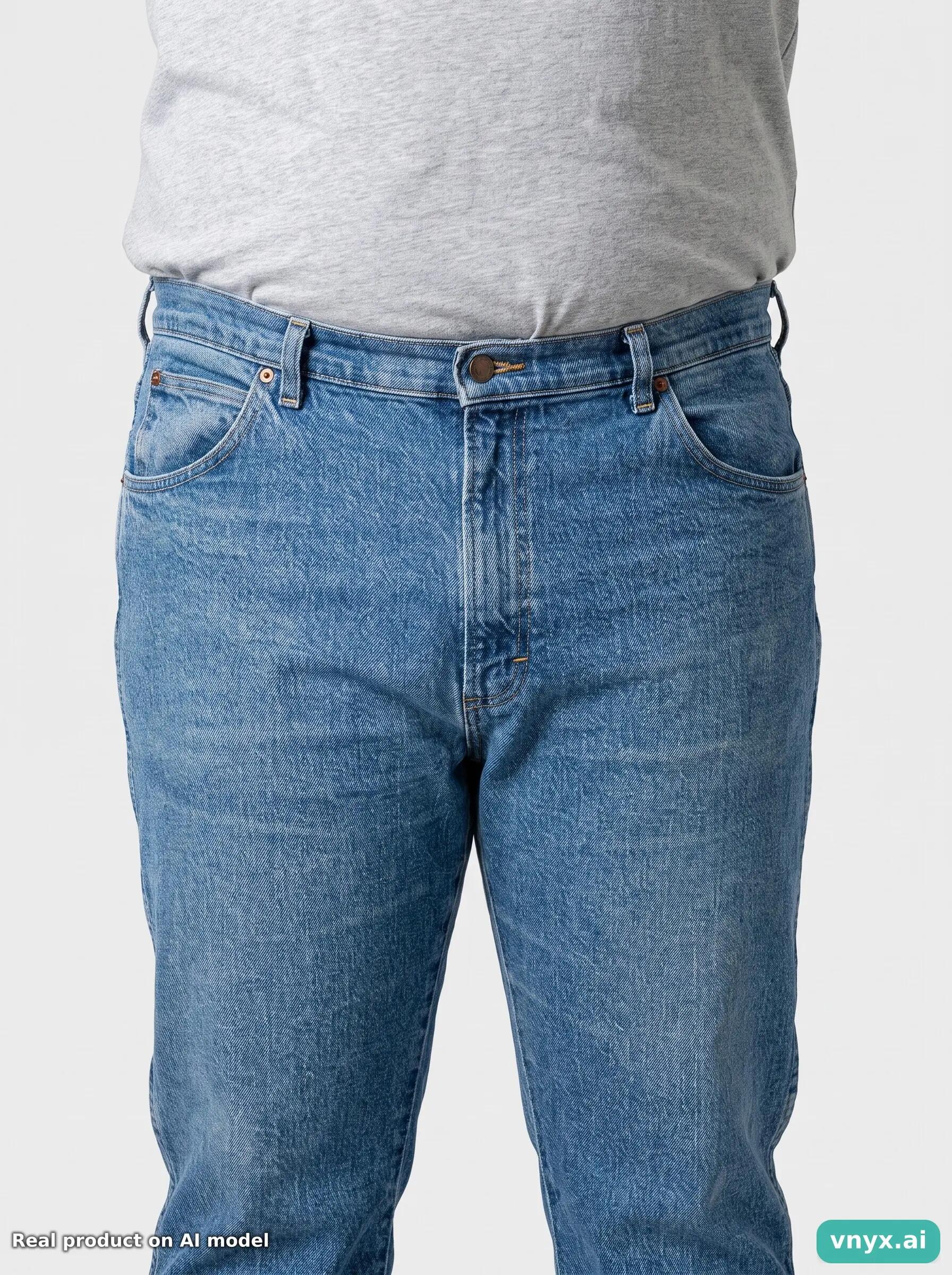 Second Life - Vintage Wrangler Blue Jeans Men W36 L29 6/6