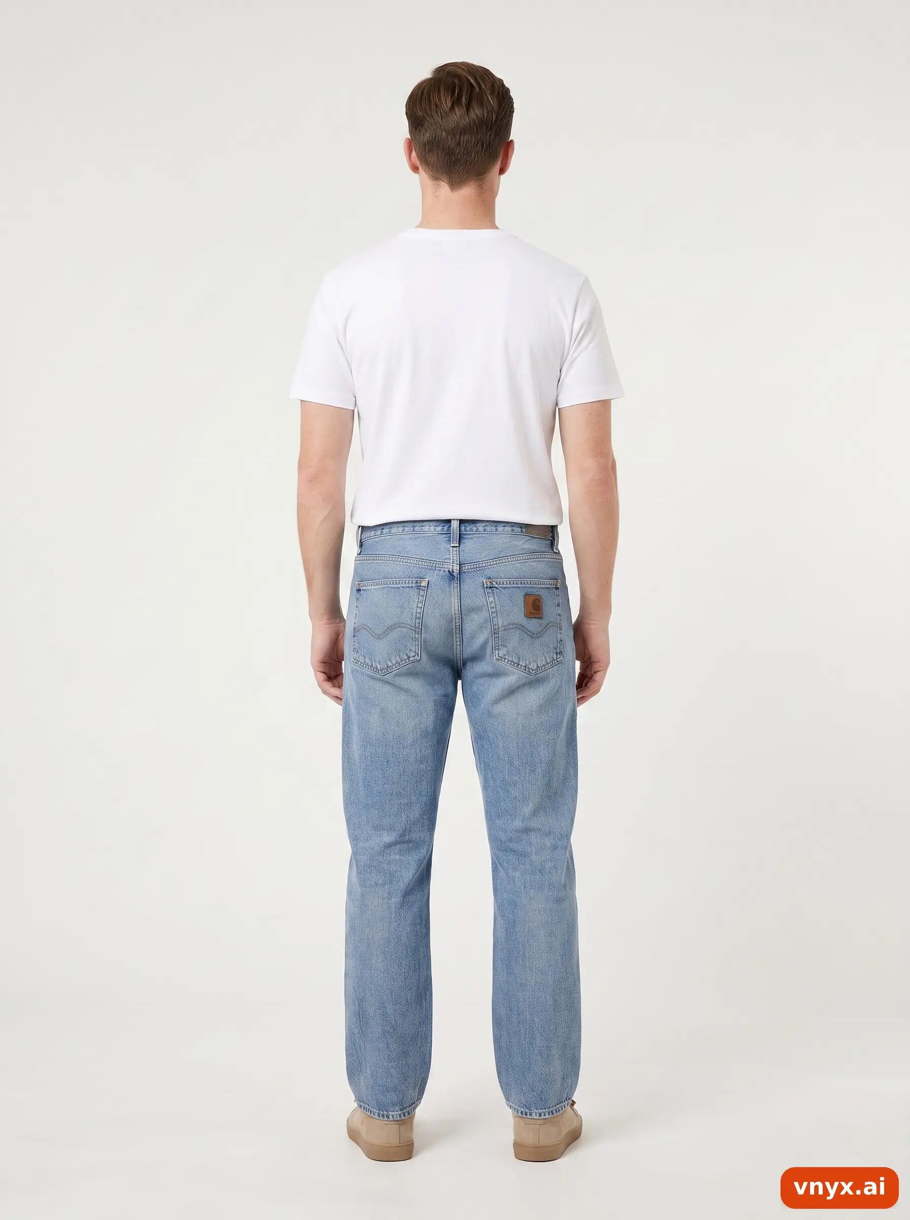 Second Life - Vintage Carhartt Blue Jeans Men W31 L32 4/6