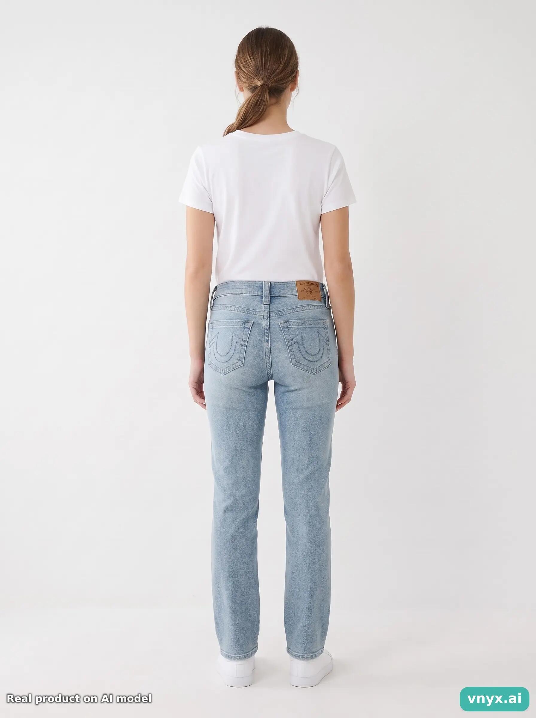 Second Life - Vintage True Religion Light Blue Jeans Women 30 4/6