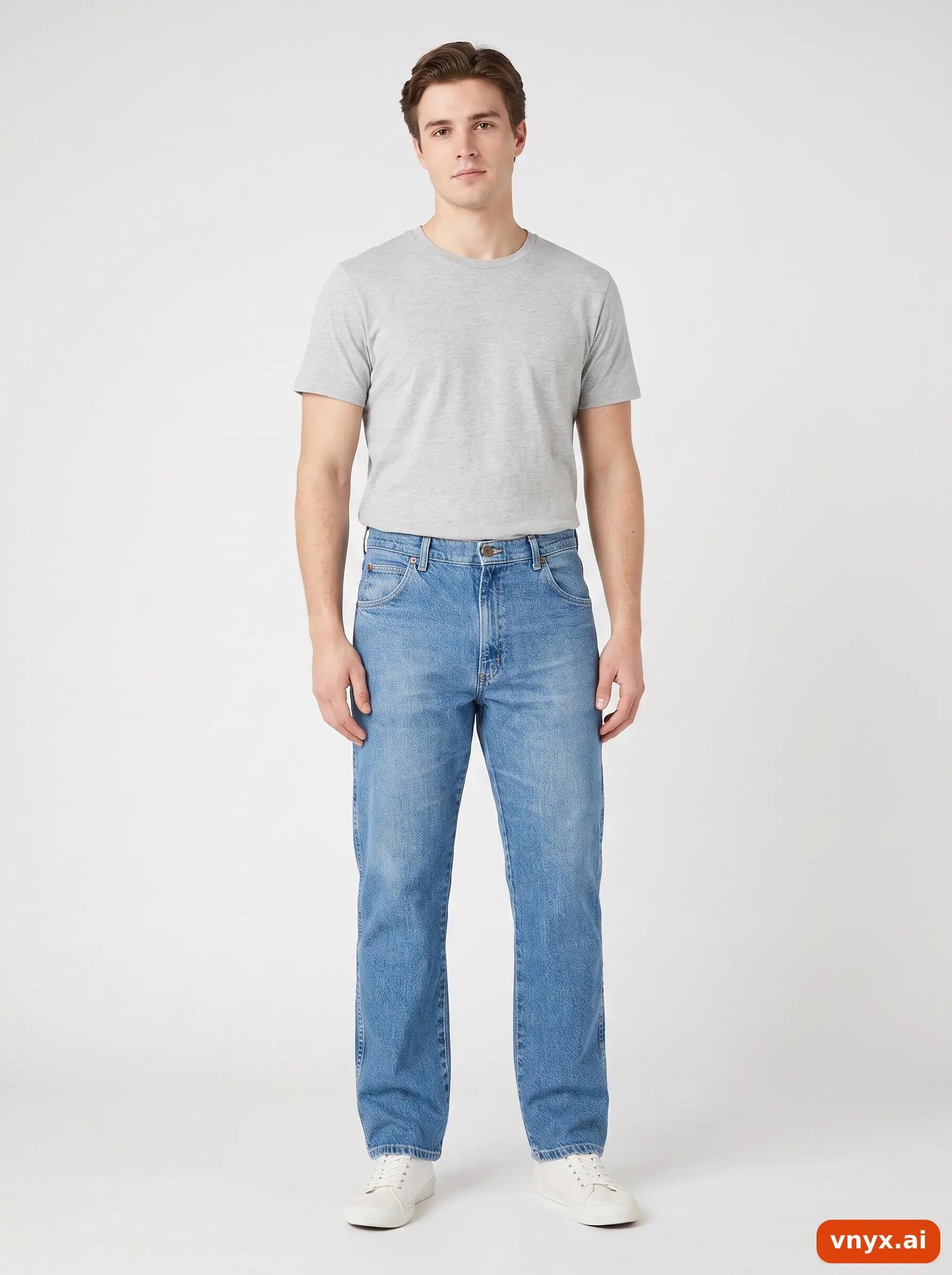 Second Life - Vintage Wrangler Blue Jeans Men W36 L29 3/6