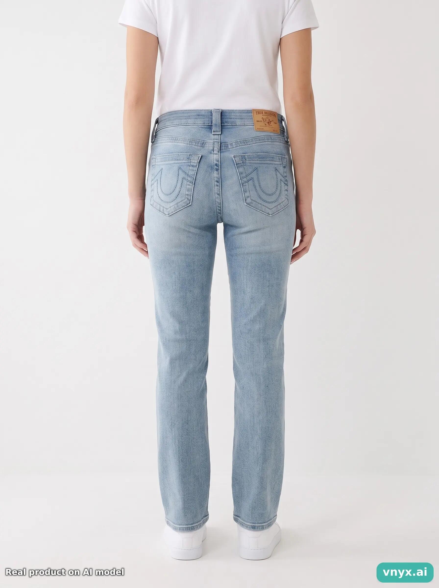 Second Life - Vintage True Religion Light Blue Jeans Women 30 2/6