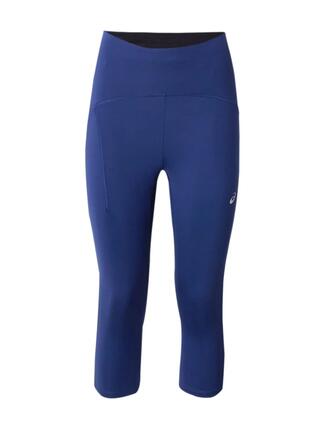 Damen - Straßenlauf - Capri-Tight - hohe Taille, nahtlos - ASICS - Blau