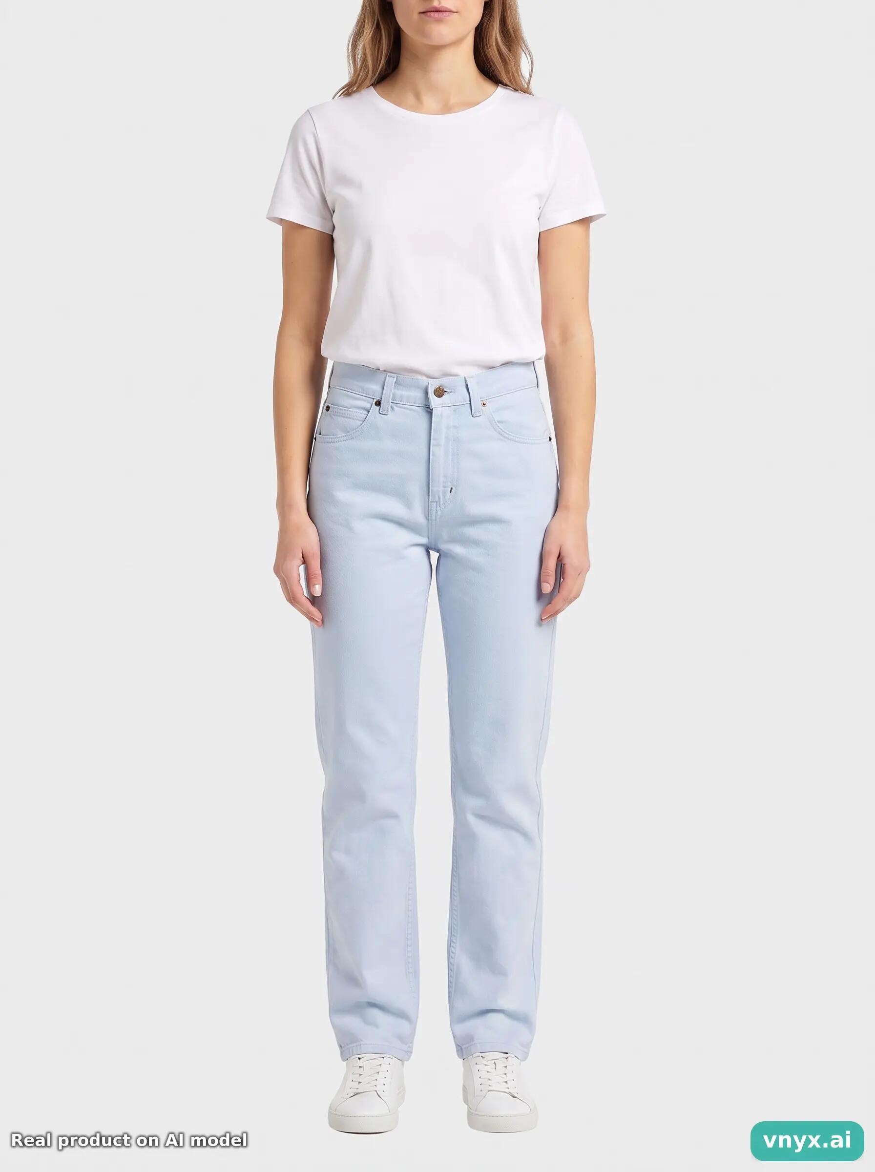 Second Life - Vintage Lee Light Blue Jeans Women W29 L32 6/6
