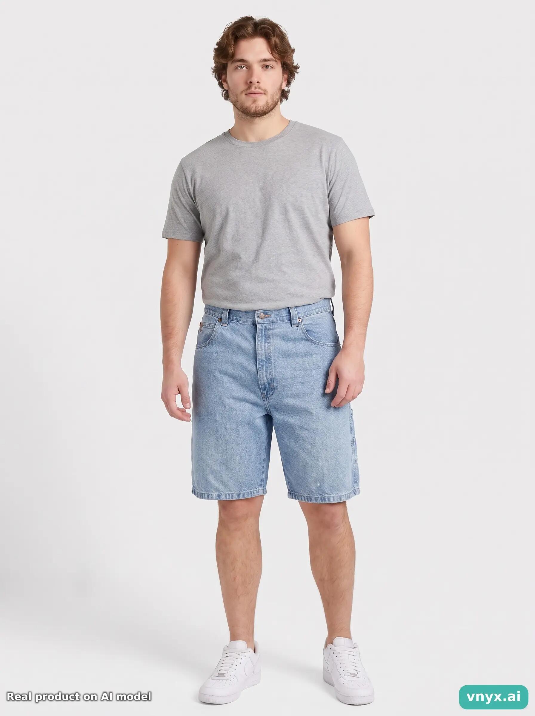 Second Life - Vintage Wrangler Denim Shorts Men W35 6/6