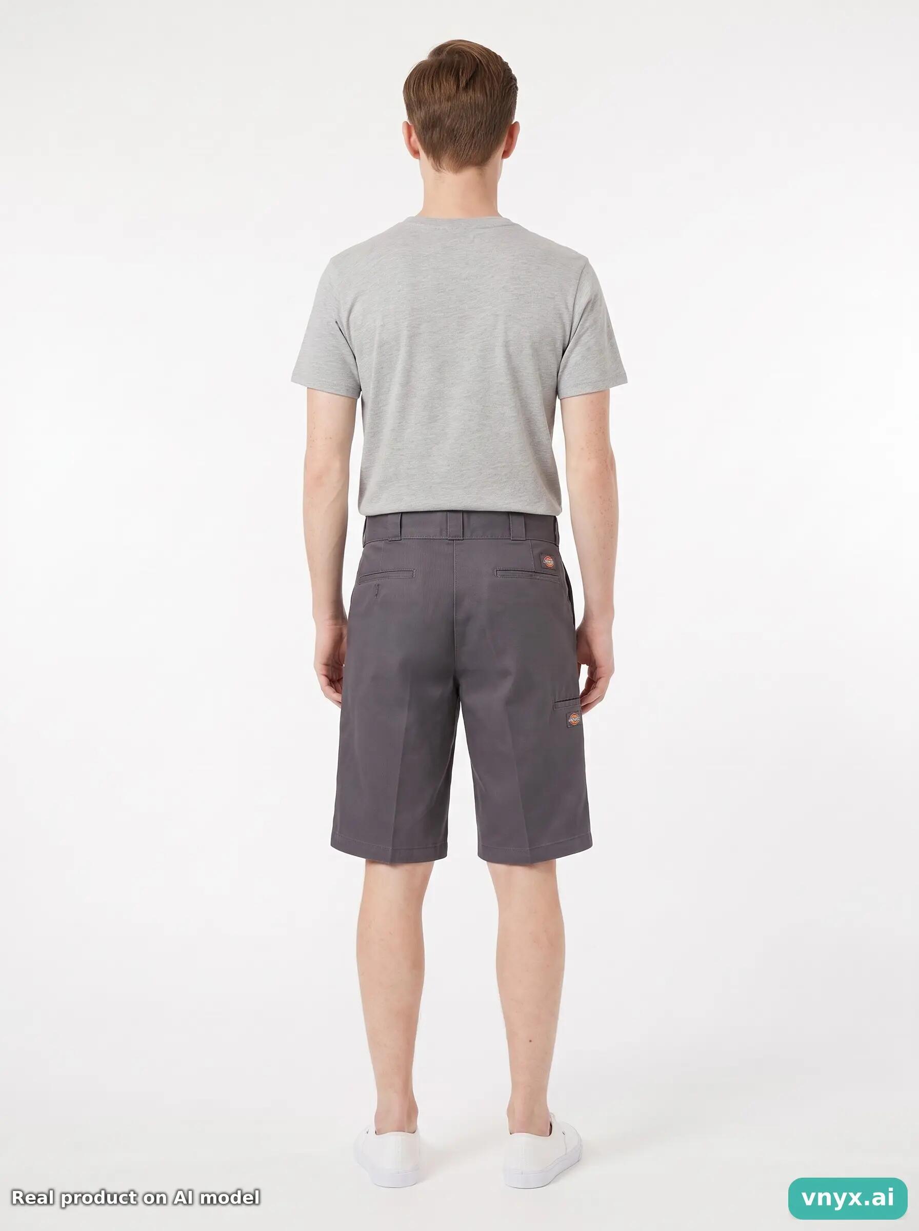 Second Life - Vintage Dickies Neutral Grey Shorts Men W34 5/6