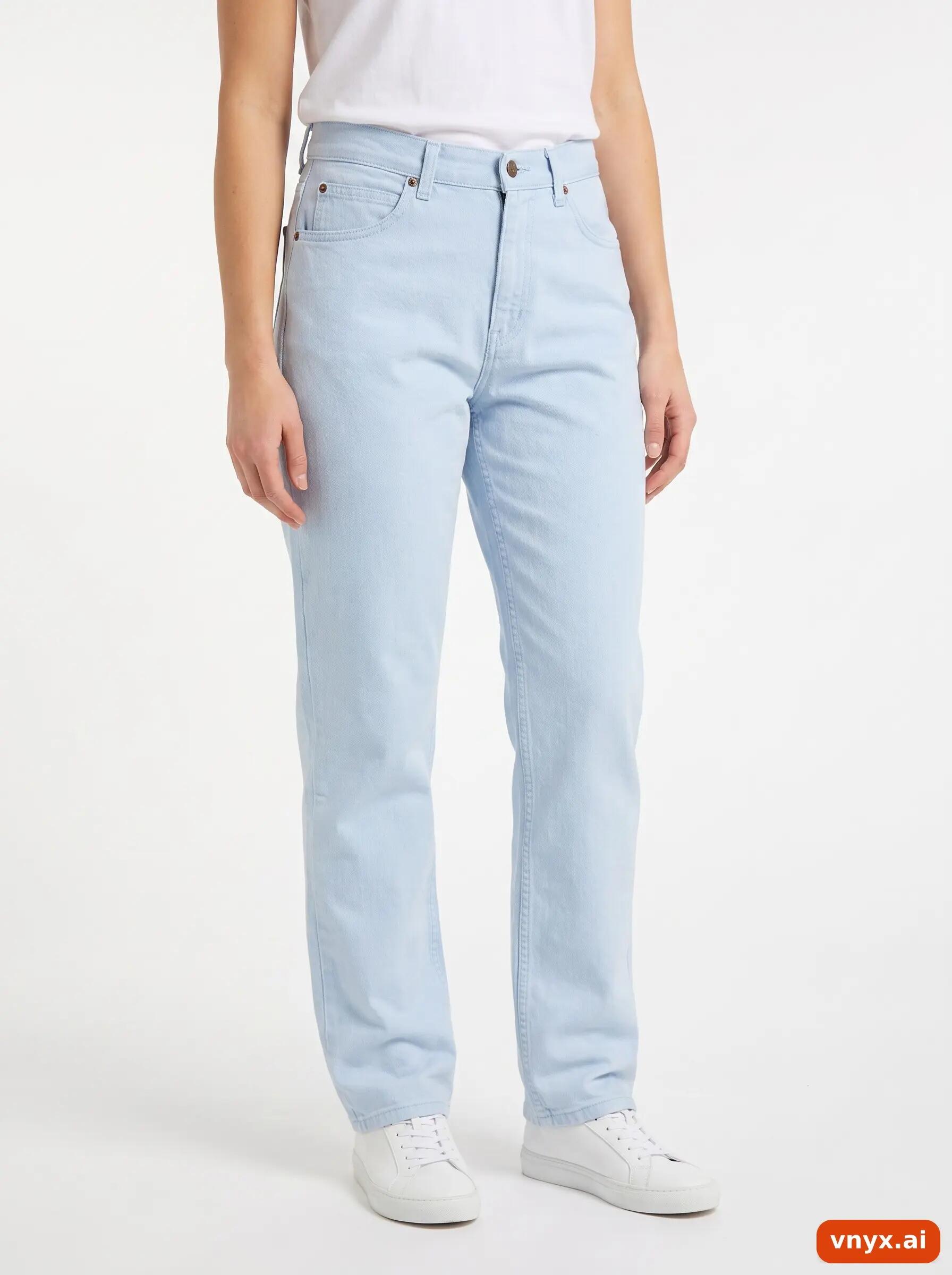 Second Life - Vintage Lee Light Blue Jeans Women W29 L32 5/6