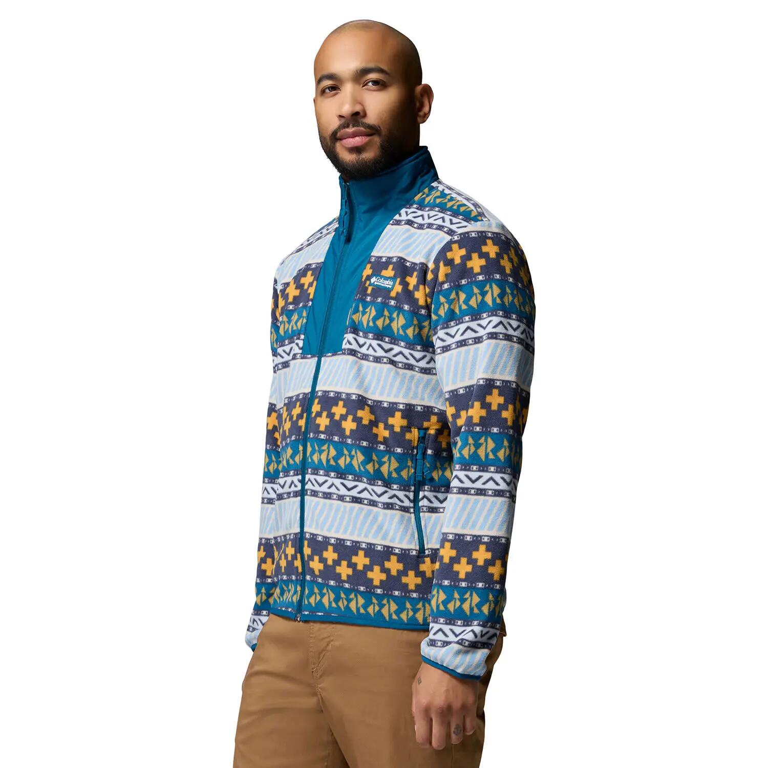 Fleece Pullover Herren - COLUMBIA Sequoia Grove™ II FZ Printed Fleece - Phoenix 5/7