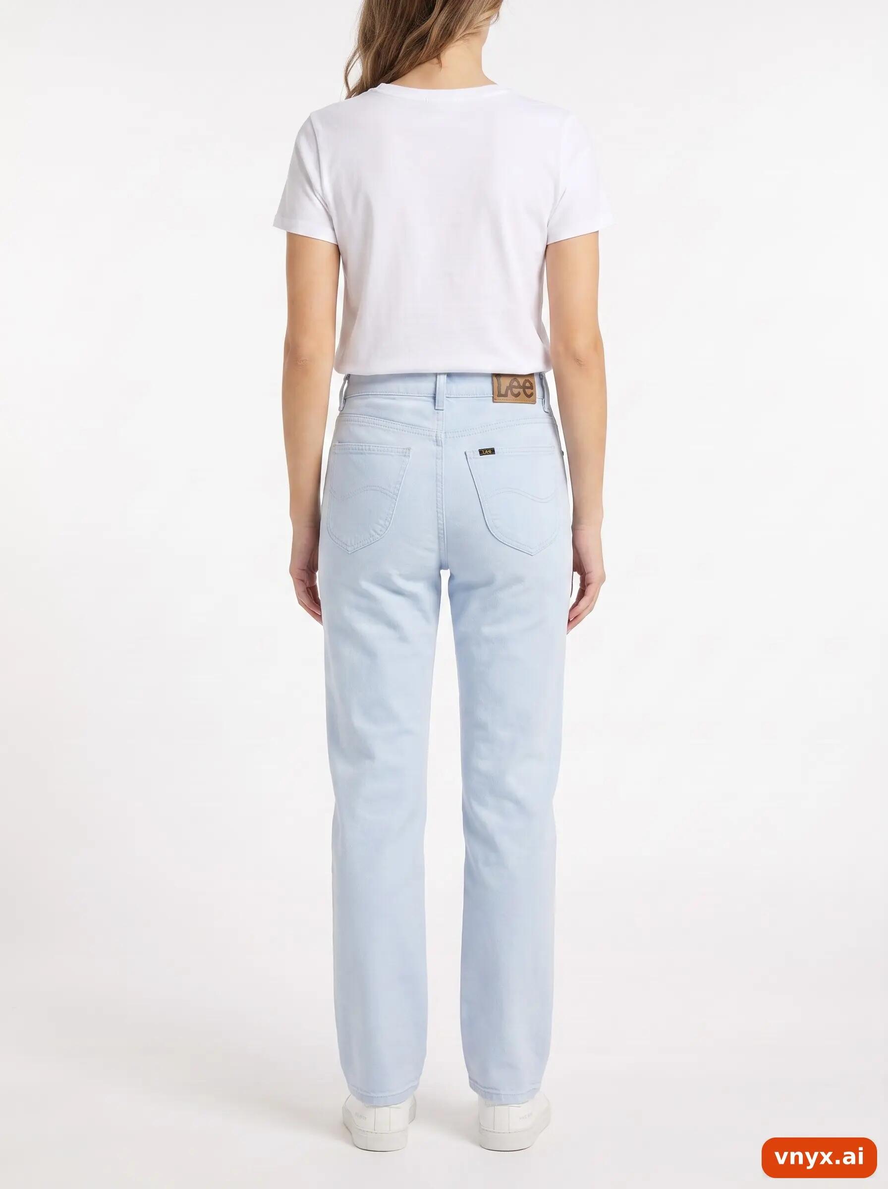 Second Life - Vintage Lee Light Blue Jeans Women W29 L32 4/6
