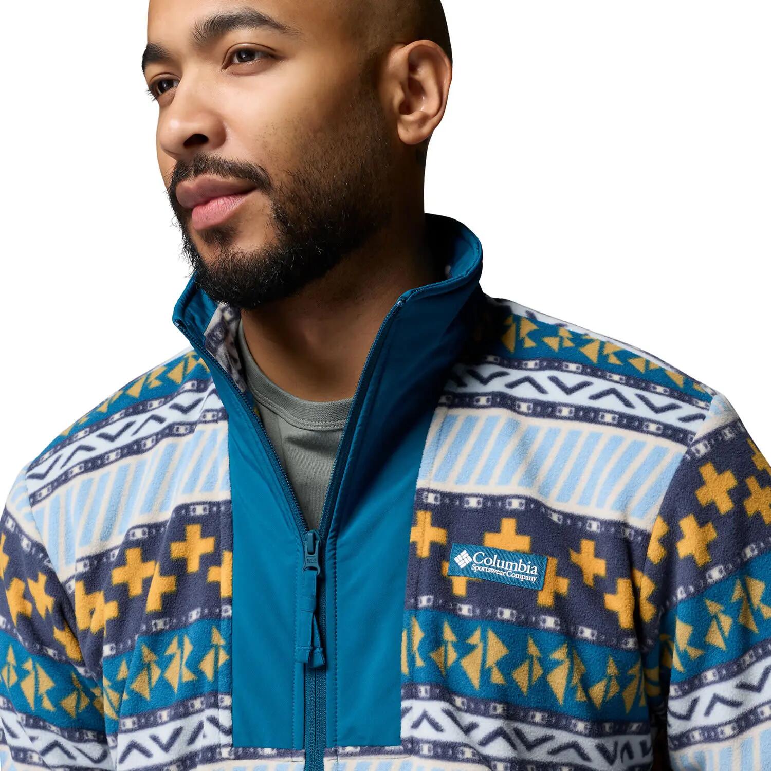 Fleece Pullover Herren - COLUMBIA Sequoia Grove™ II FZ Printed Fleece - Phoenix 4/7