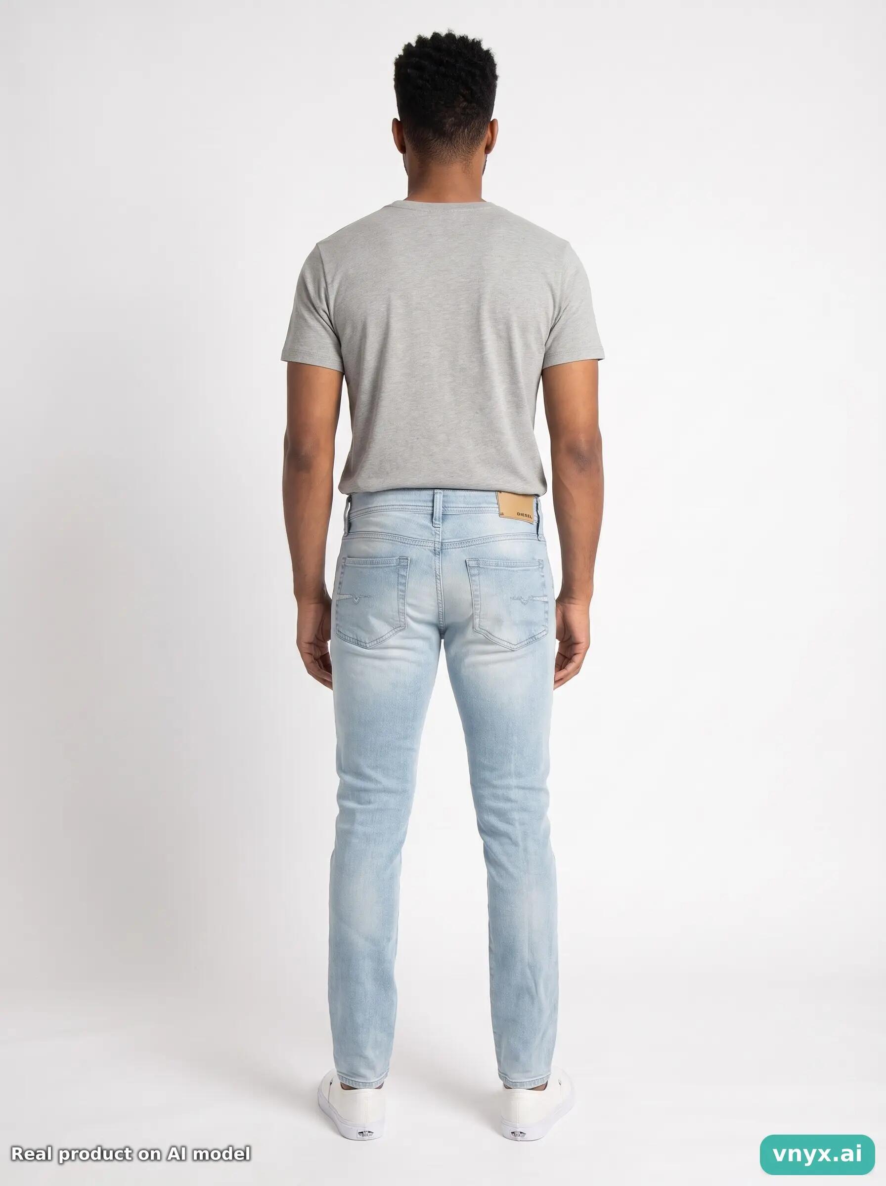 Second Life - Vintage Diesel Light Blue Jeans Men W30 L32 4/6