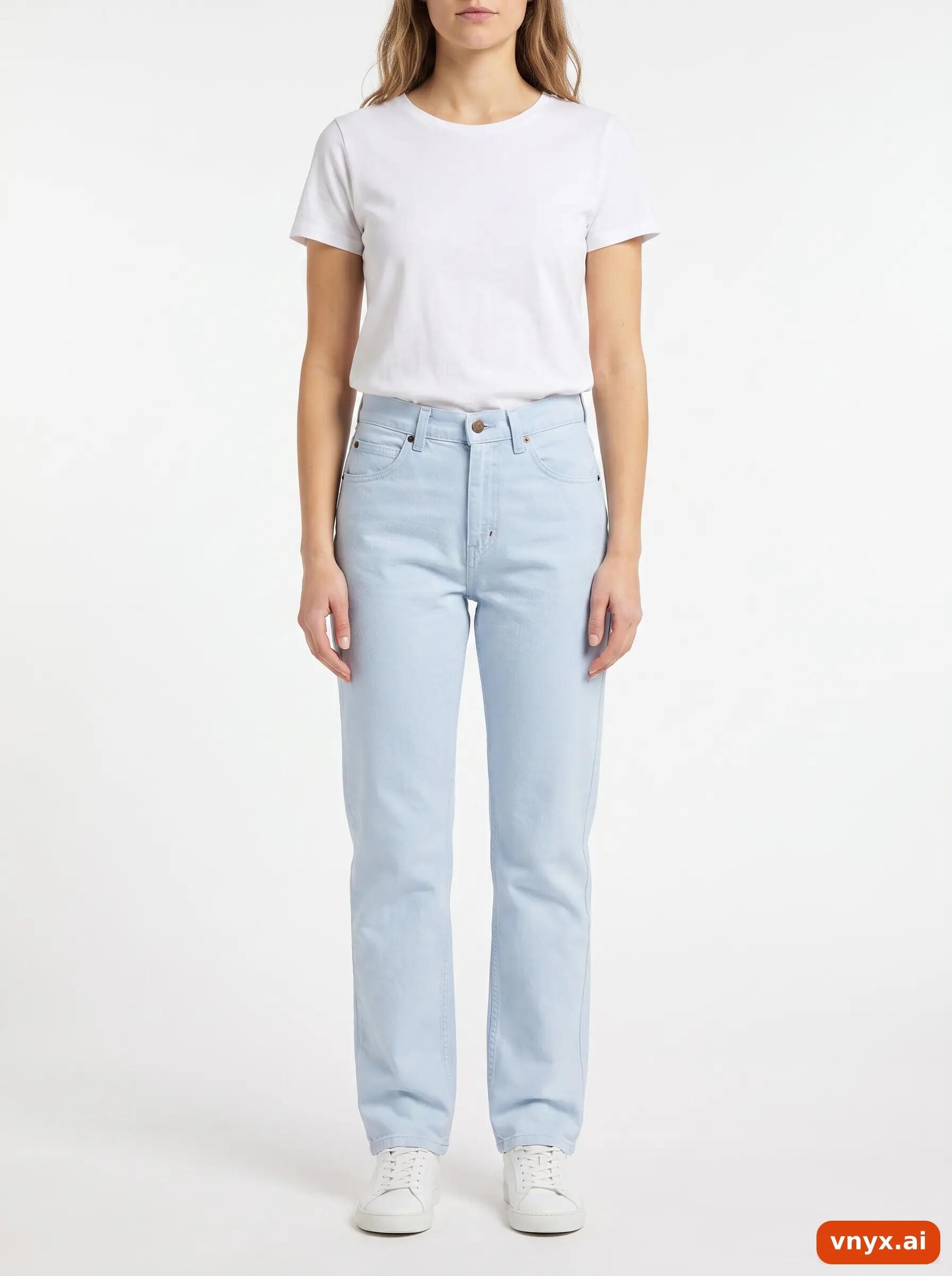 Second Life - Vintage Lee Light Blue Jeans Women W29 L32 3/6