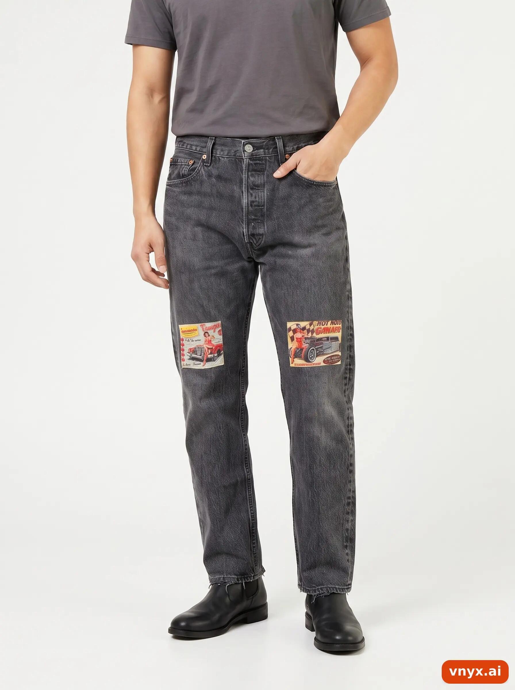 Second Life - Vintage Levi's Black Jeans Men W38 L32 5/6