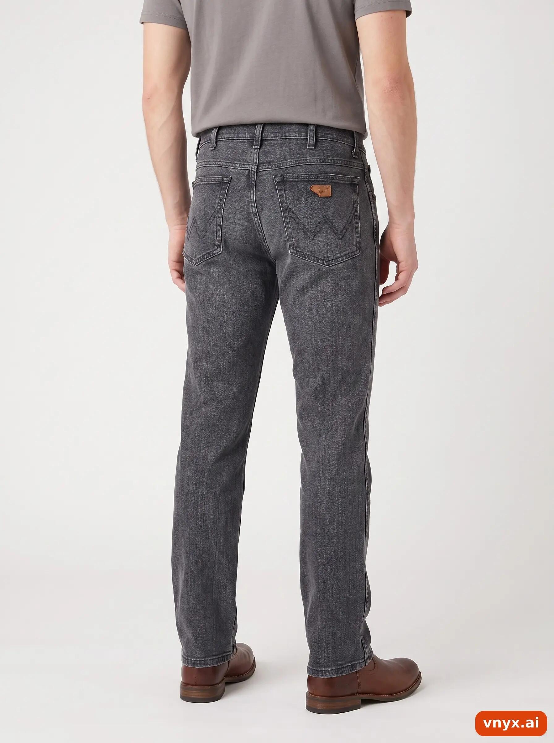 Second Life - Vintage Wrangler Grey Jeans Men W33 L32 2/6
