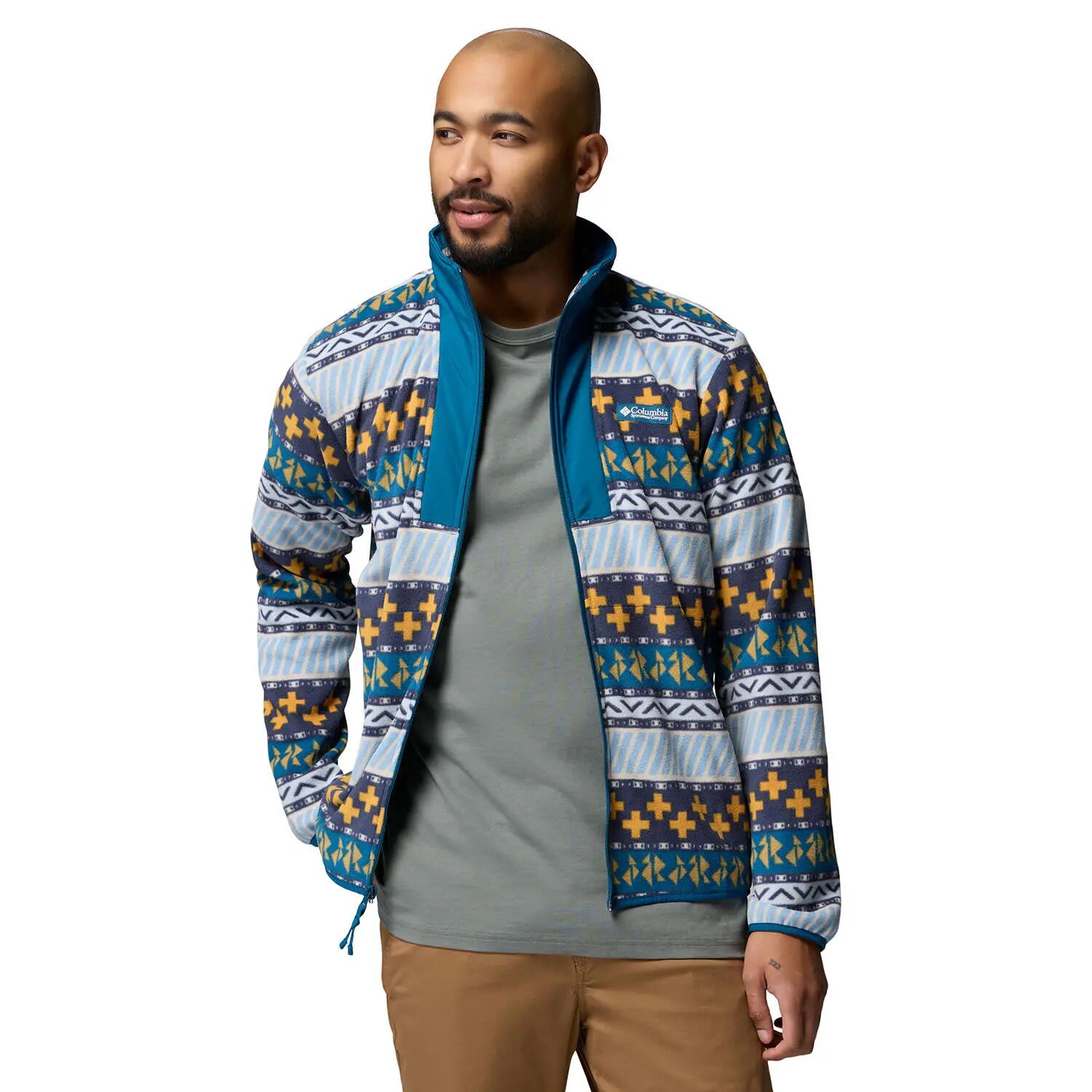 Fleece Pullover Herren - COLUMBIA Sequoia Grove™ II FZ Printed Fleece - Phoenix 3/7