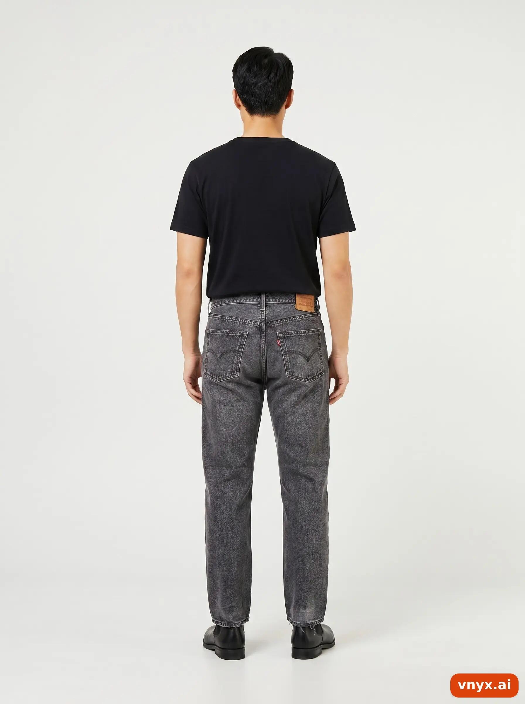 Second Life - Vintage Levi's Black Jeans Men W38 L32 4/6