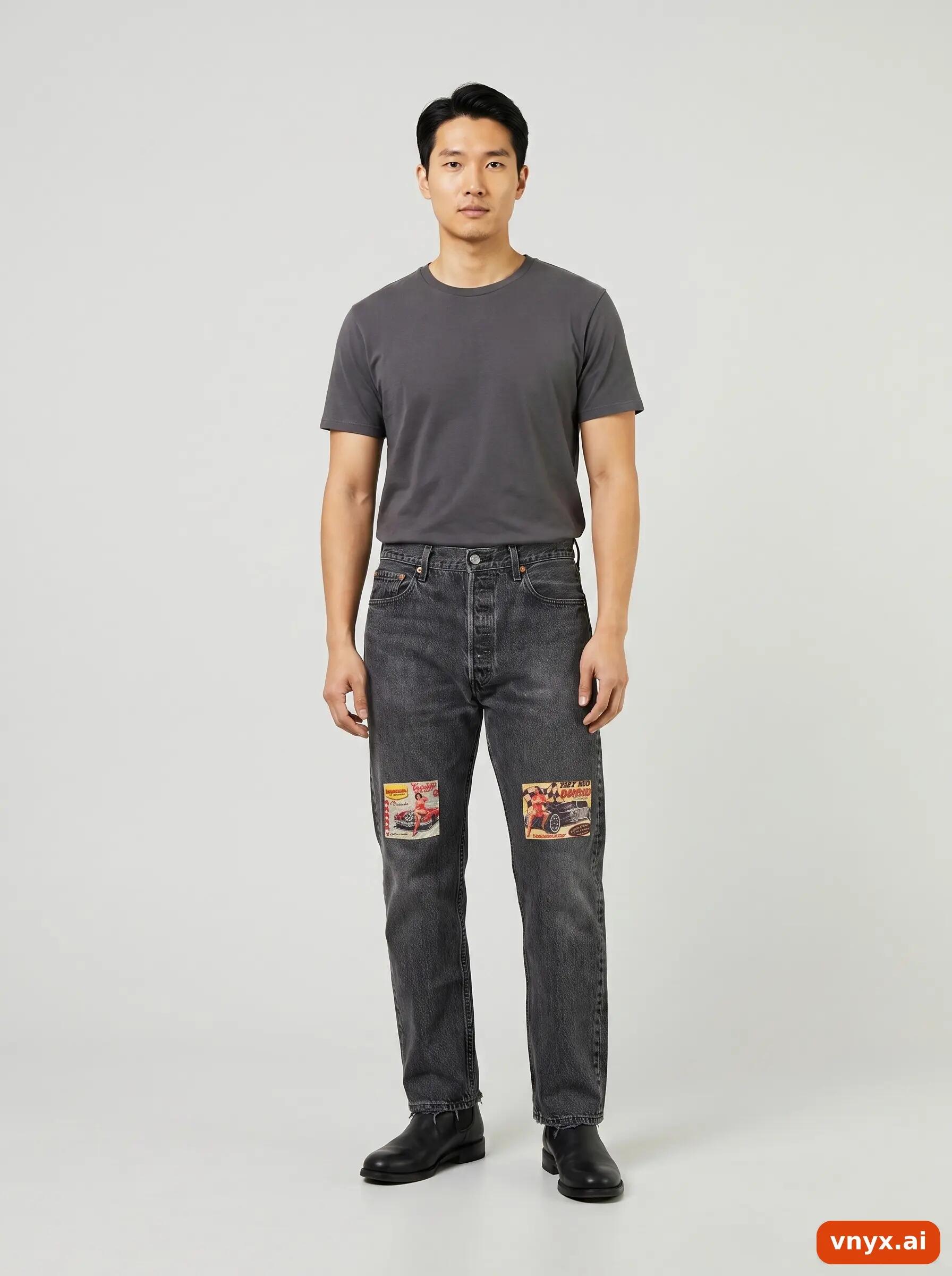 Second Life - Vintage Levi's Black Jeans Men W38 L32 3/6