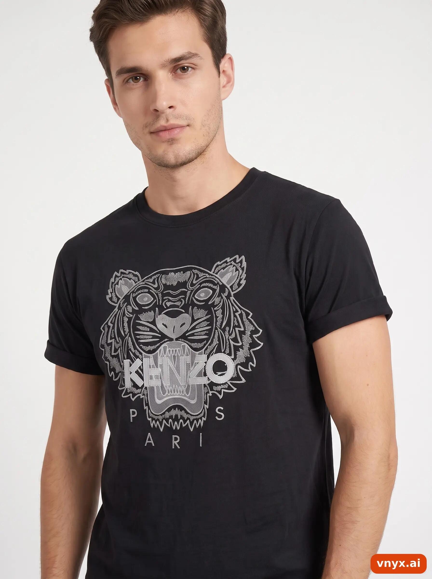 Second Life - Vintage Kenzo Black T-Shirt Men L 5/6