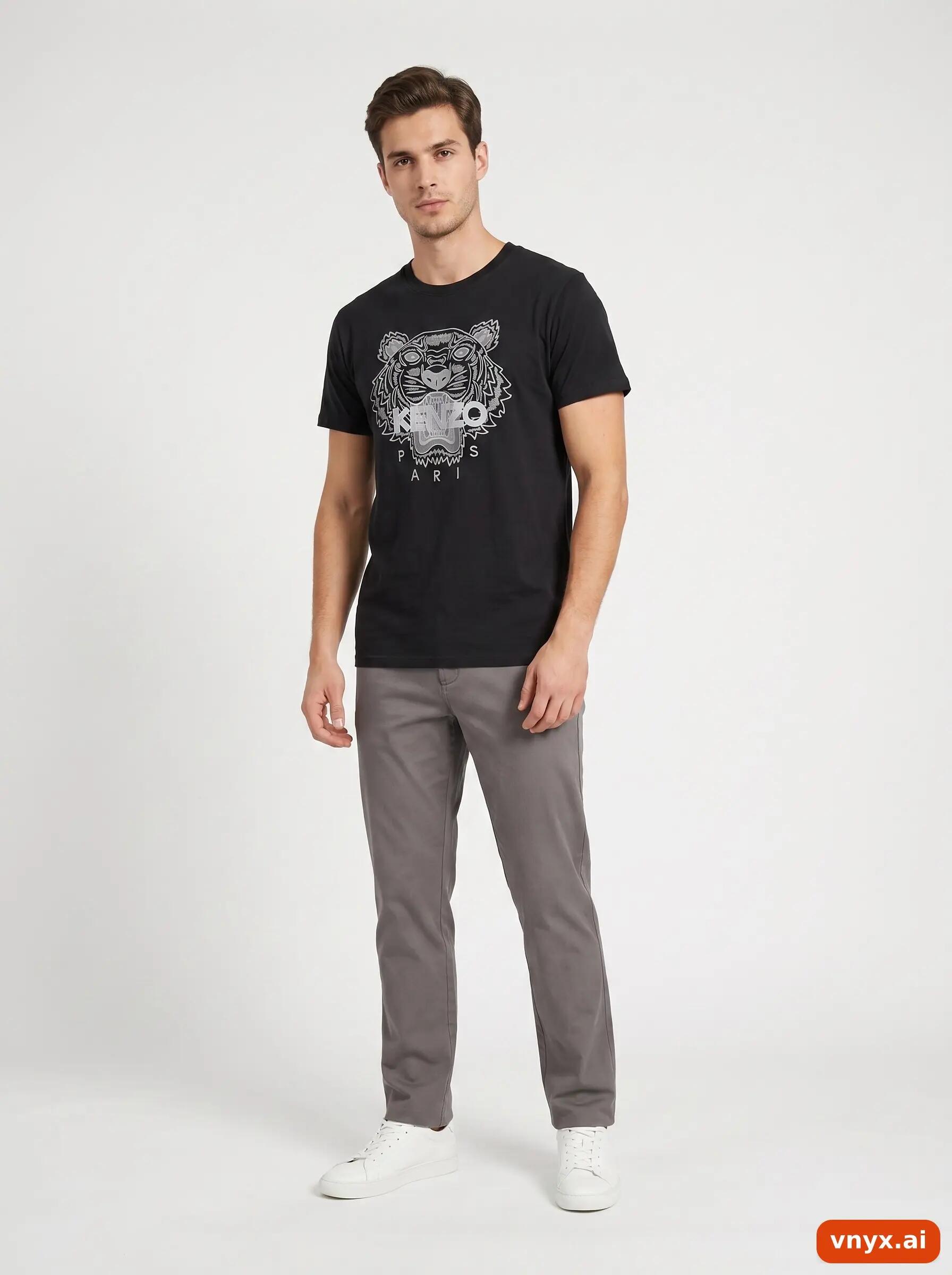 Second Life - Vintage Kenzo Black T-Shirt Men L 3/6