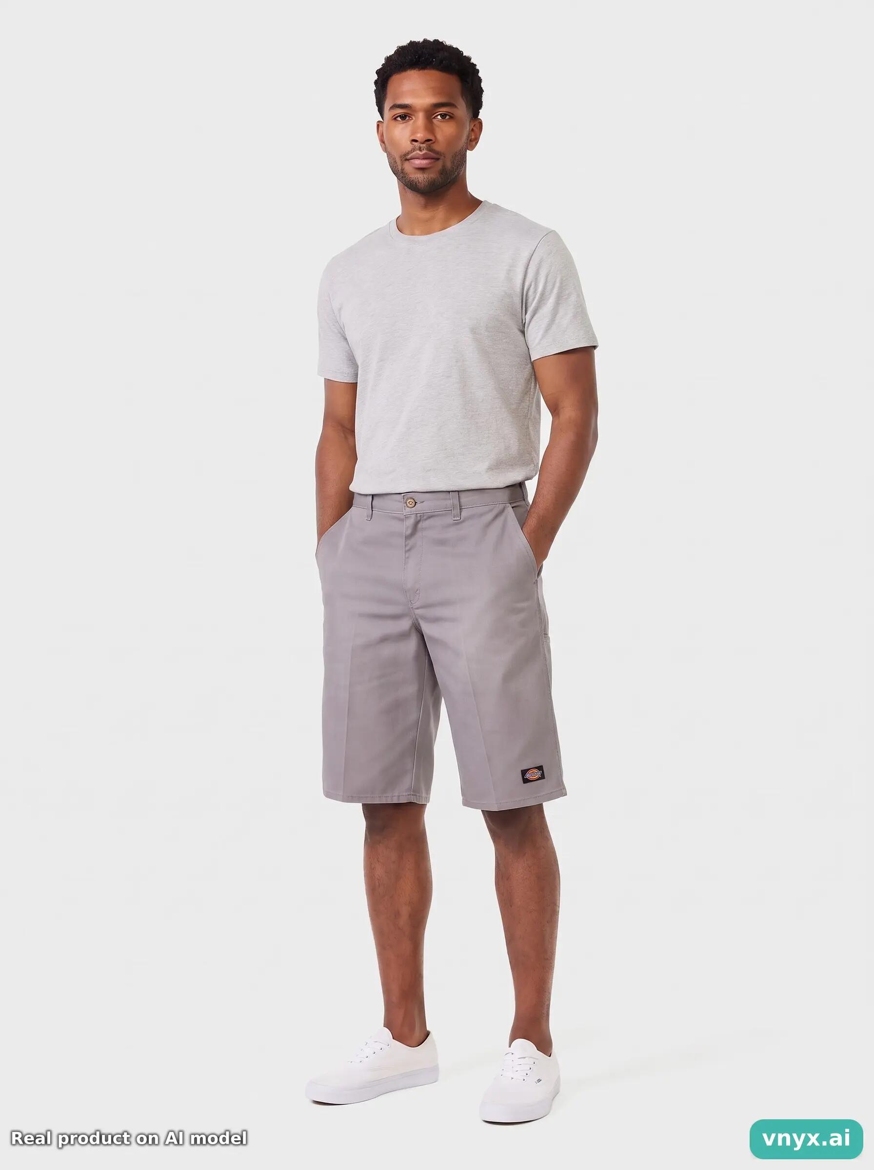 Second Life - Vintage Dickies Muted Grey Shorts Men W36 6/6