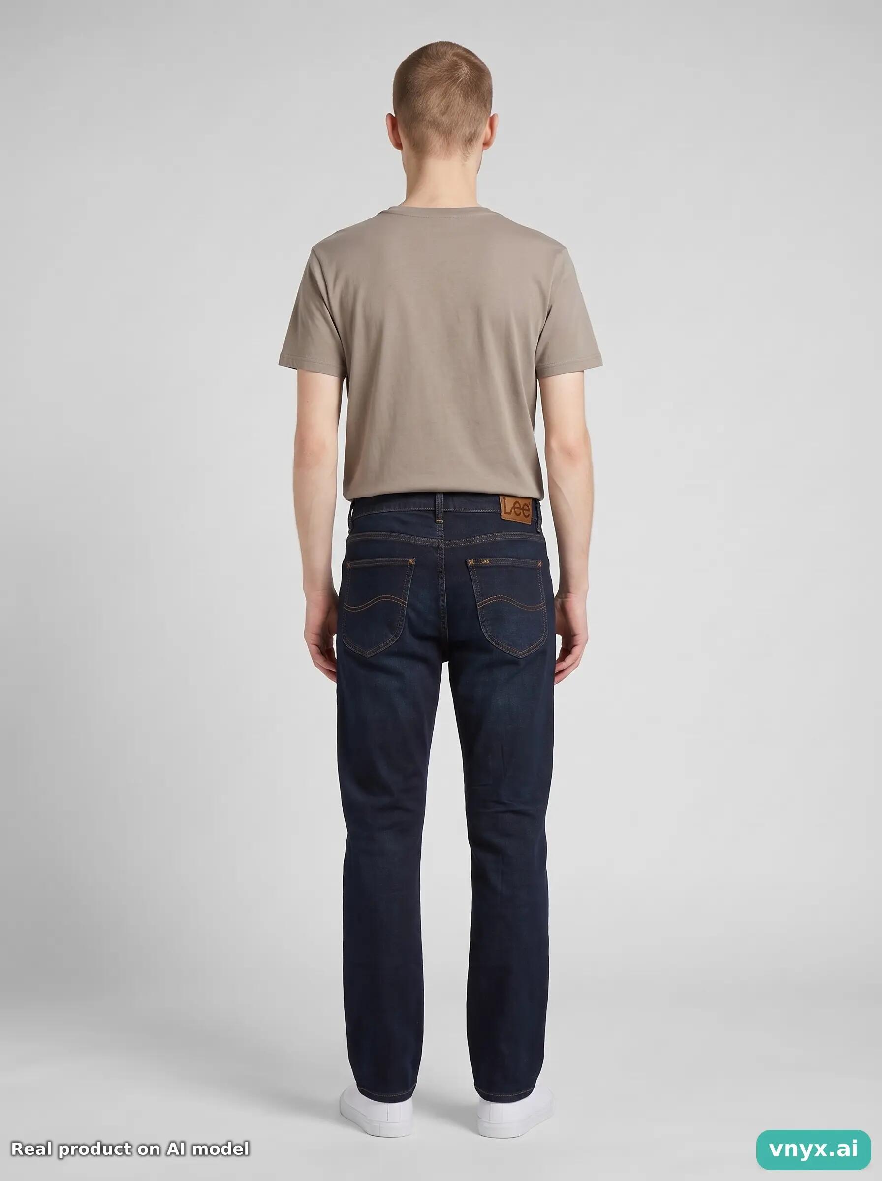 Second Life - Vintage Lee Black Jeans Men W34 L32 6/6