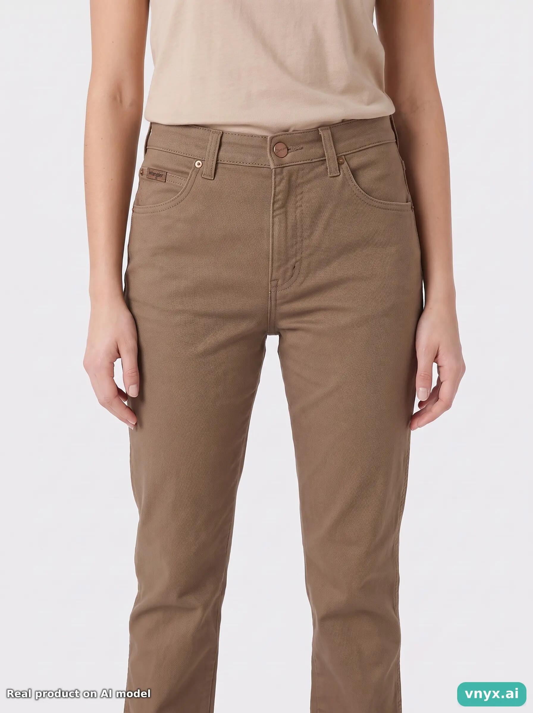 Second Life - Vintage Wrangler Khaki Trousers Women 30 L29 5/6