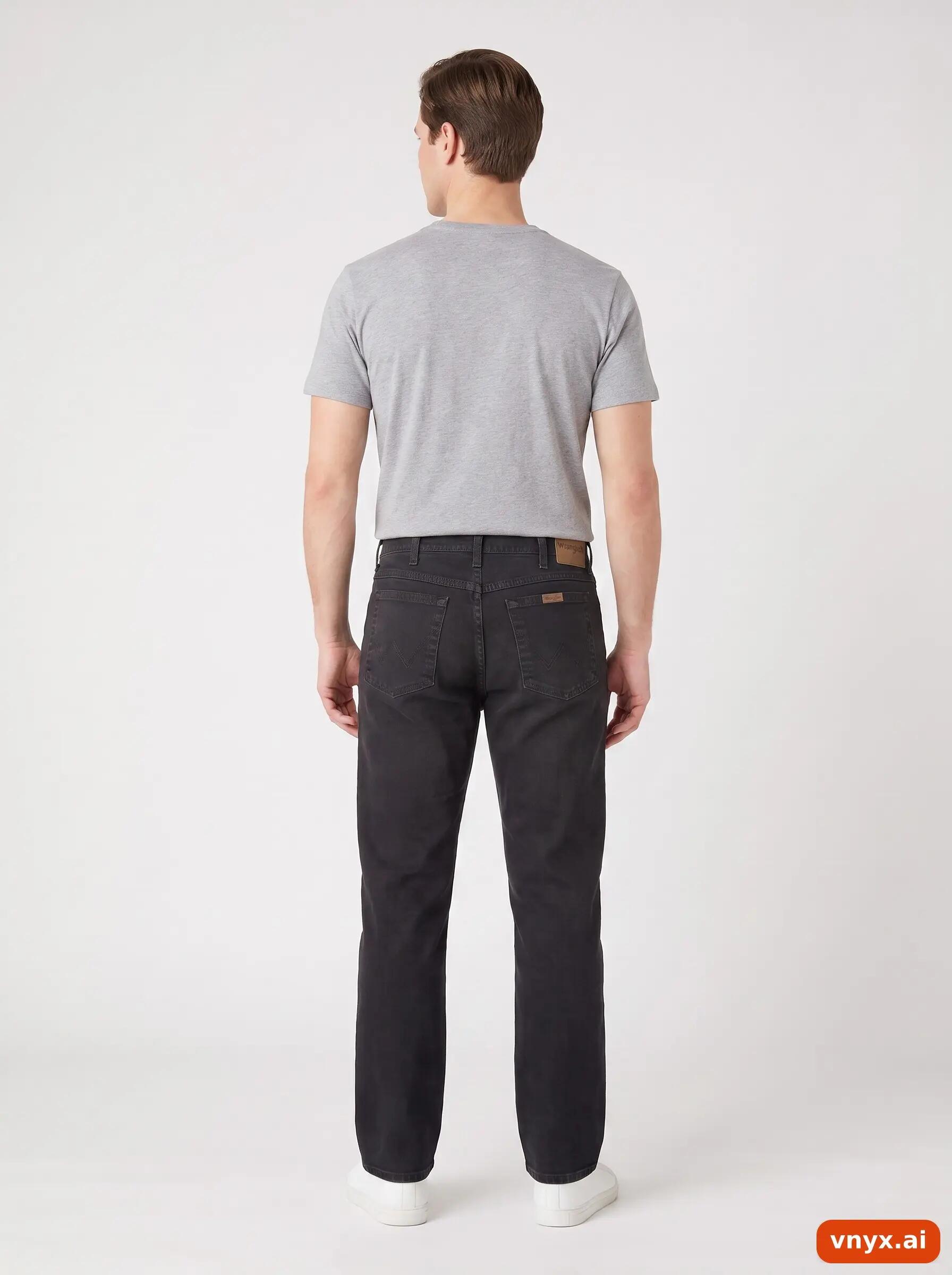 Second Life - Vintage Wrangler Black Jeans Men W37 L31 4/6
