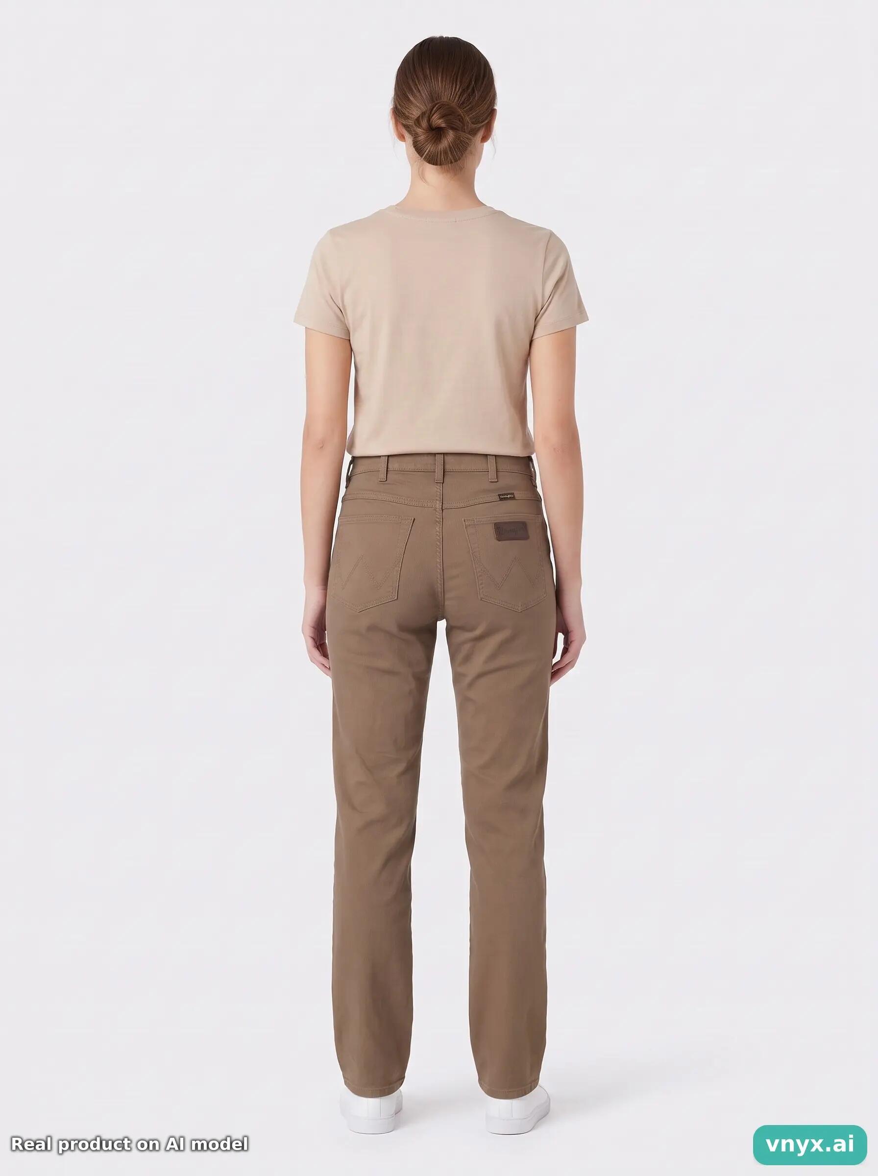Second Life - Vintage Wrangler Khaki Trousers Women 30 L29 4/6