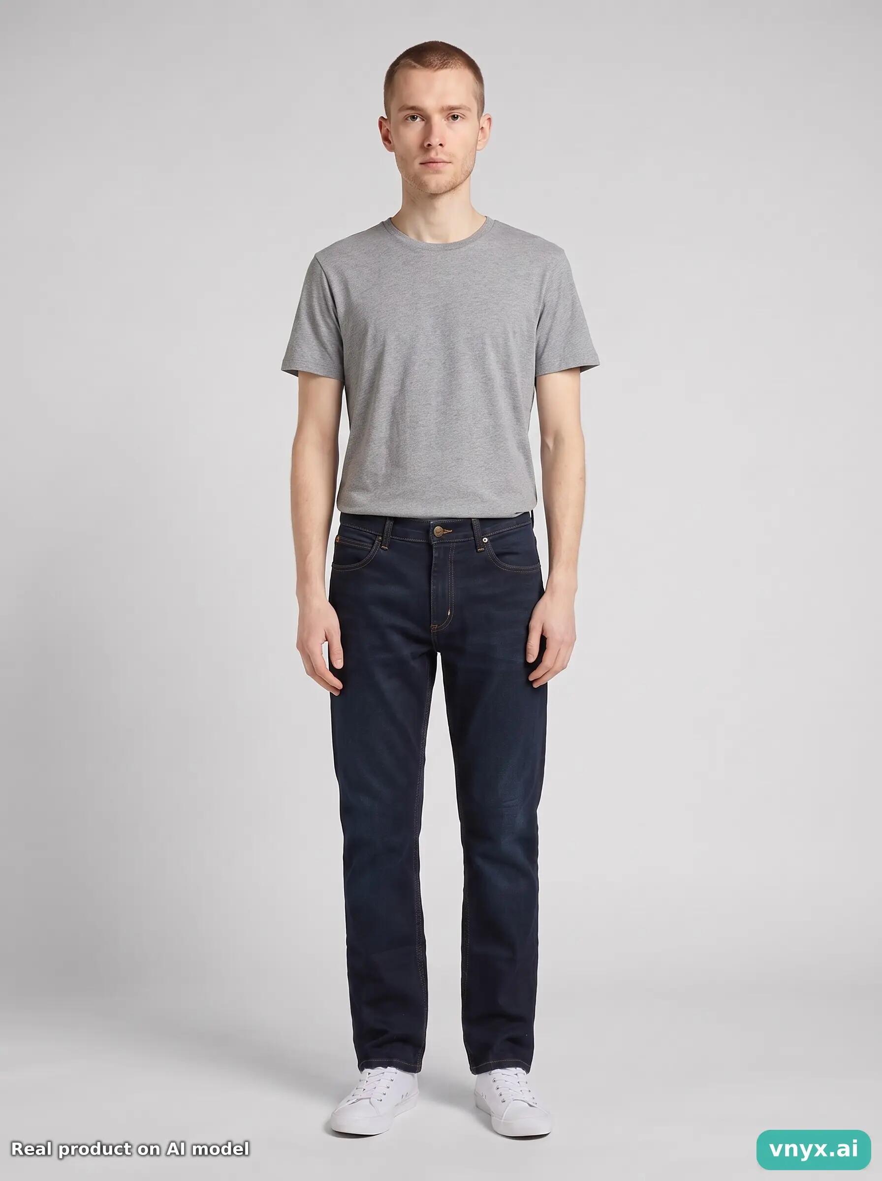 Second Life - Vintage Lee Black Jeans Men W34 L32 5/6