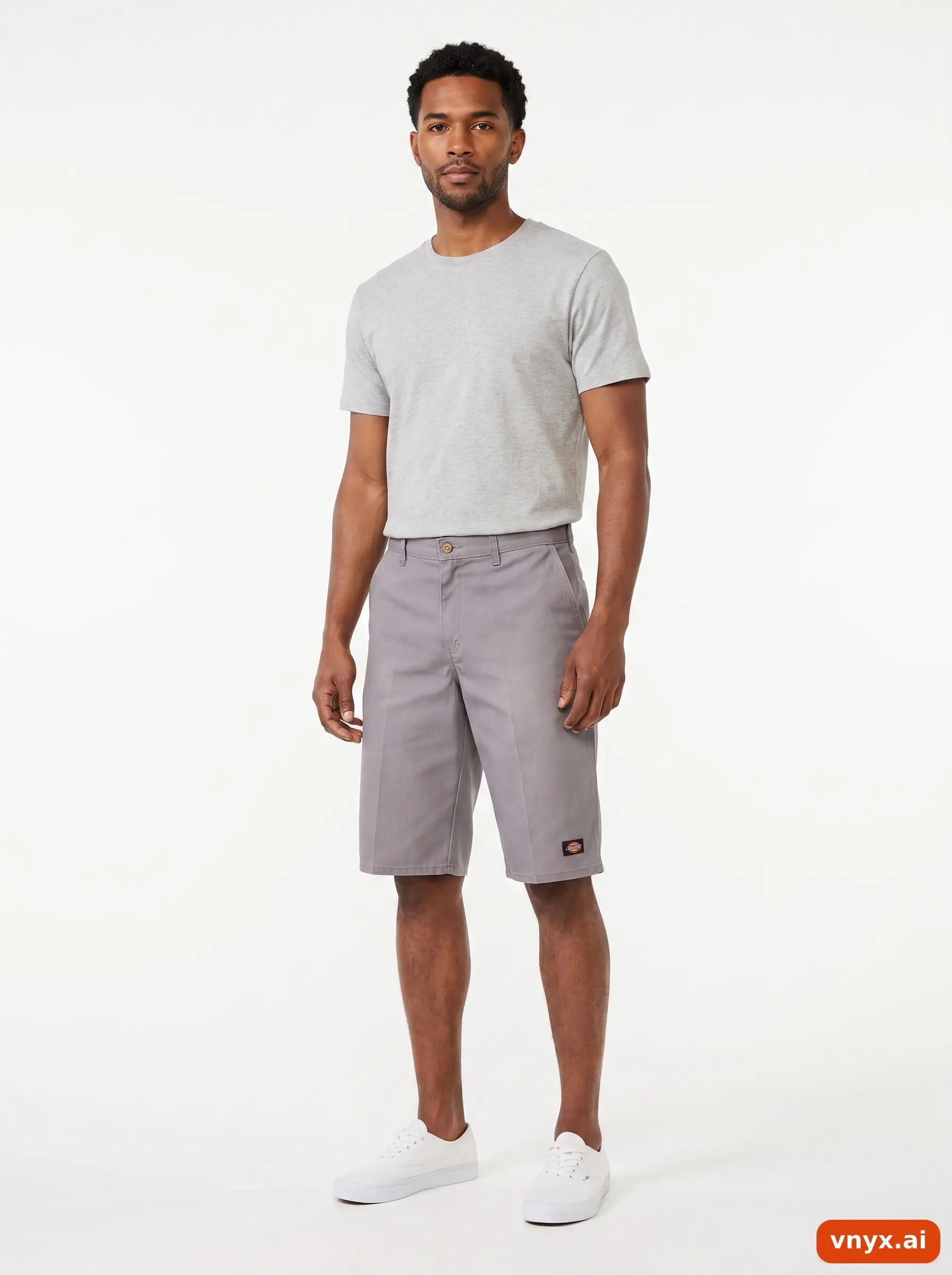 Second Life - Vintage Dickies Muted Grey Shorts Men W36 3/6