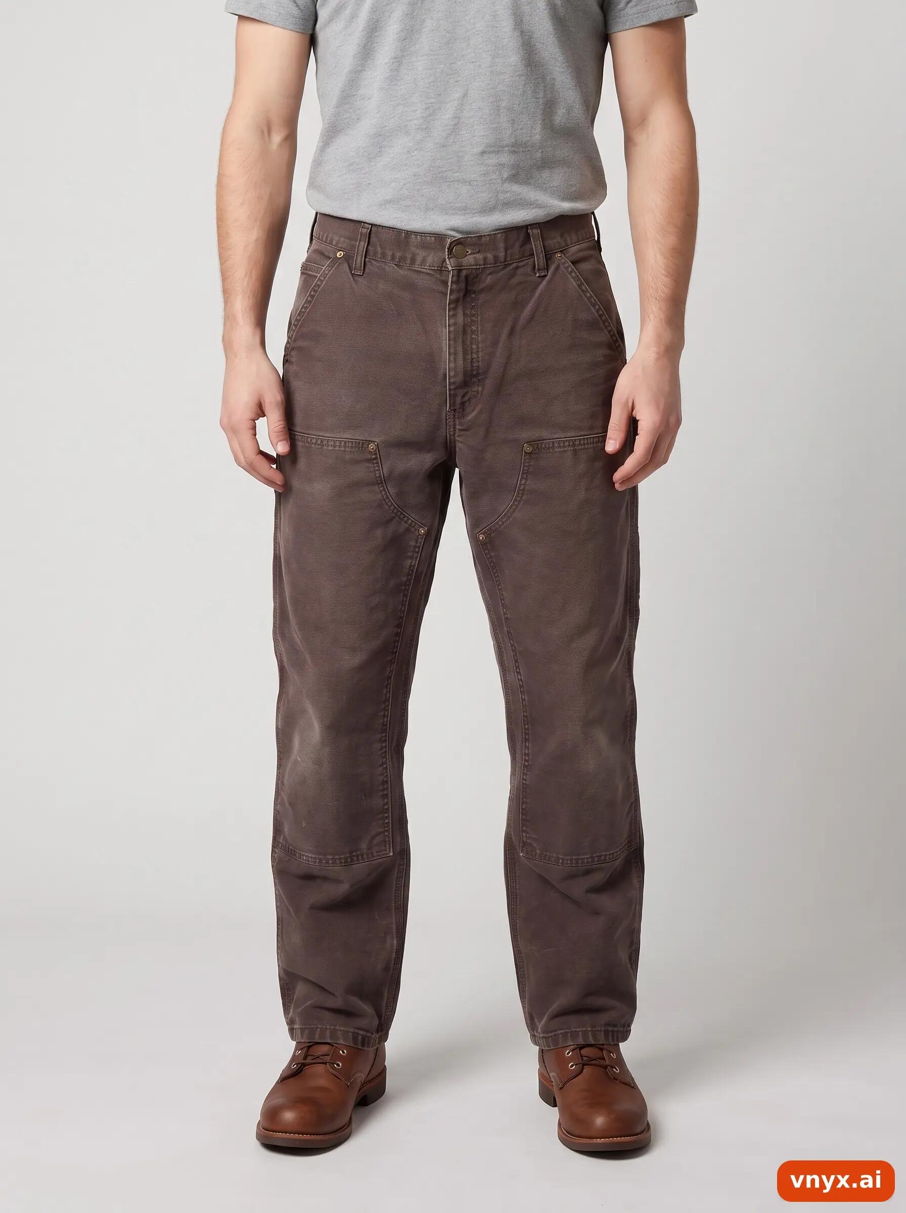Second Life - Vintage Carhartt Brown Trousers Men W36 L30 1/6