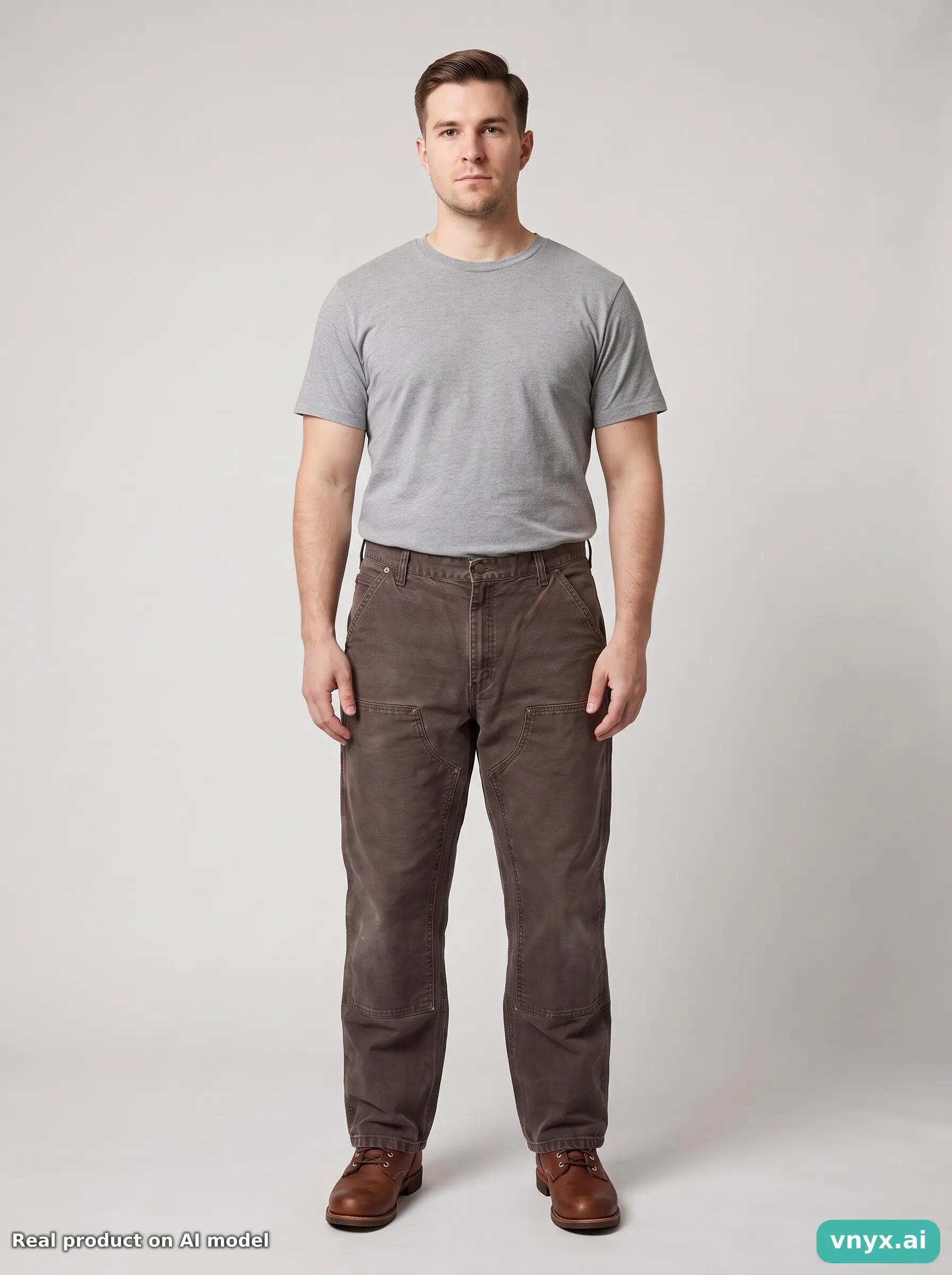 Second Life - Vintage Carhartt Brown Trousers Men W36 L30 6/6