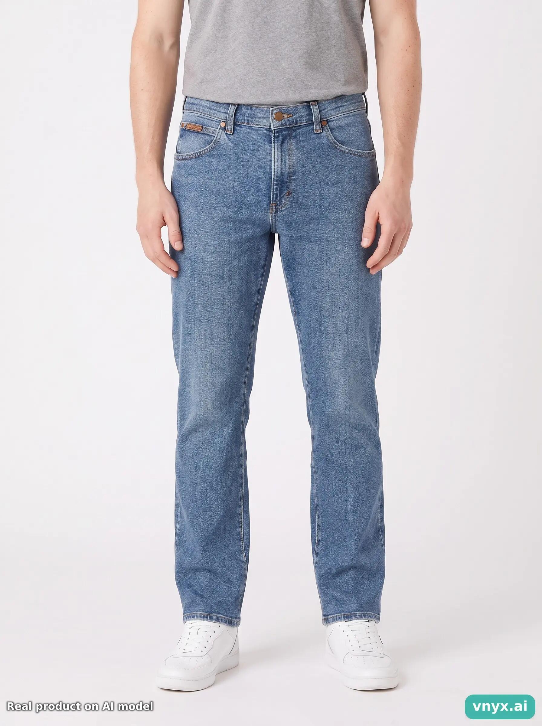 Second Life - Vintage Wrangler Light Blue Jeans Men W33 L30 5/6