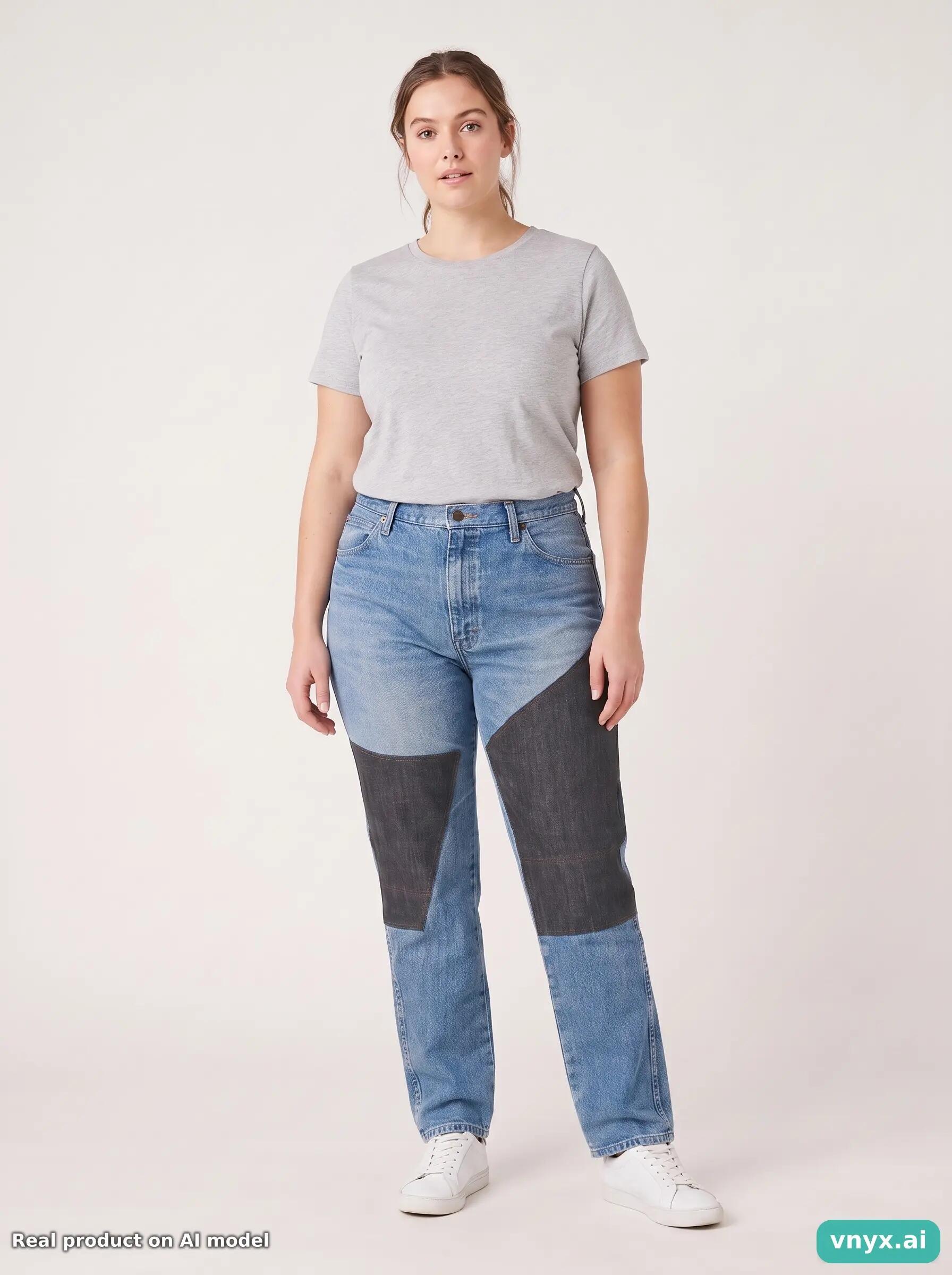 Second Life - Vintage Wrangler Blue Jeans Women W34 L36 6/6