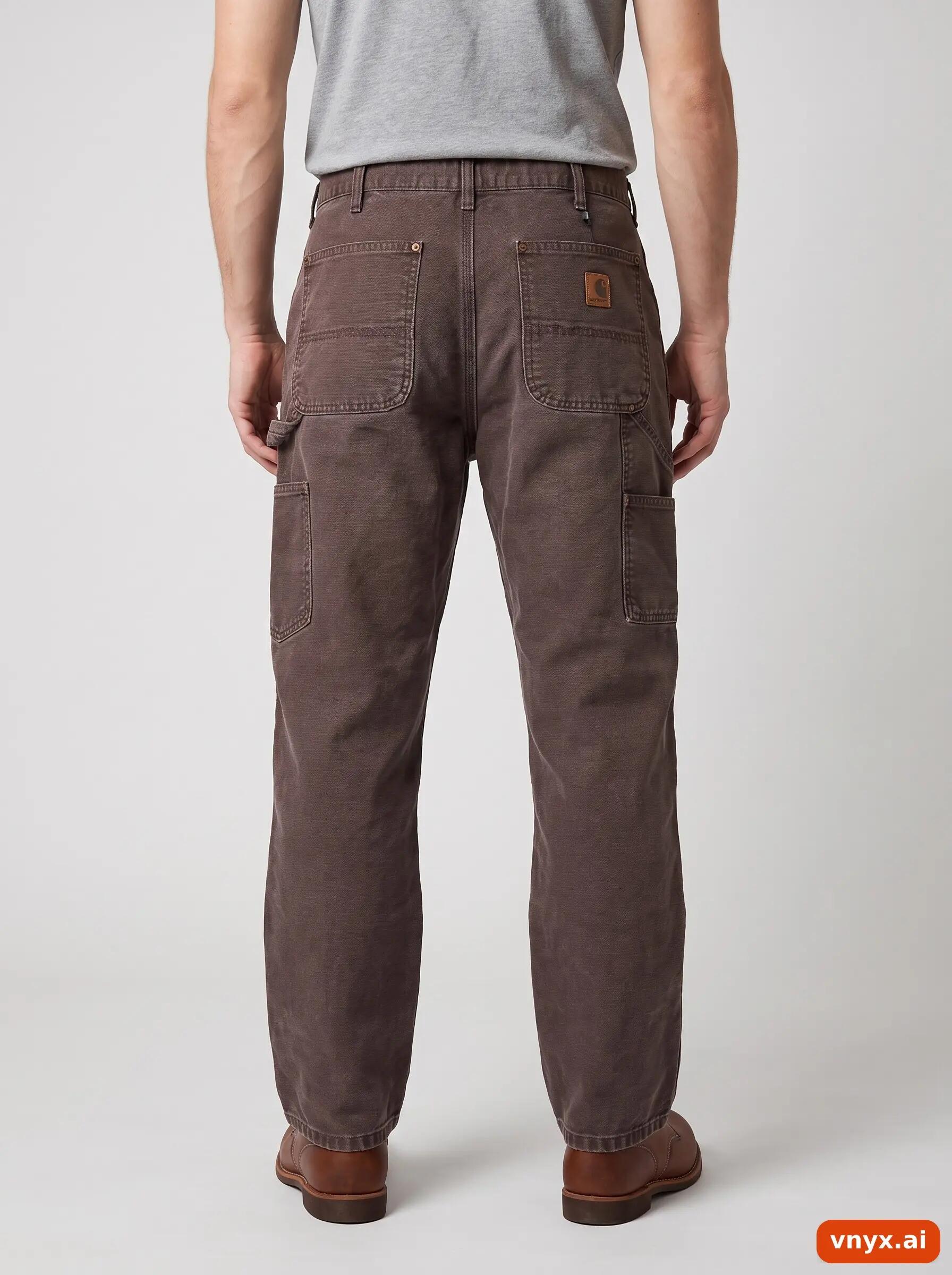 Second Life - Vintage Carhartt Brown Trousers Men W36 L30 5/6