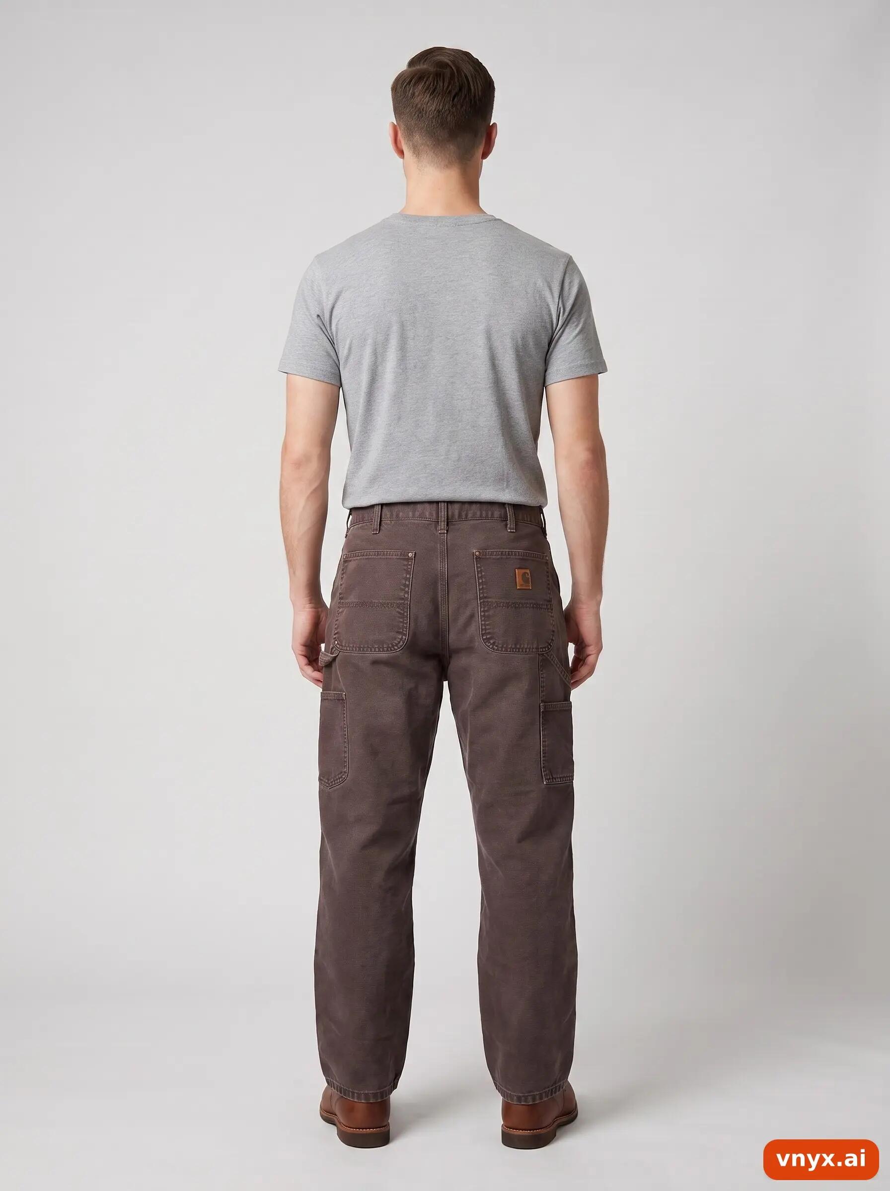 Second Life - Vintage Carhartt Brown Trousers Men W36 L30 4/6